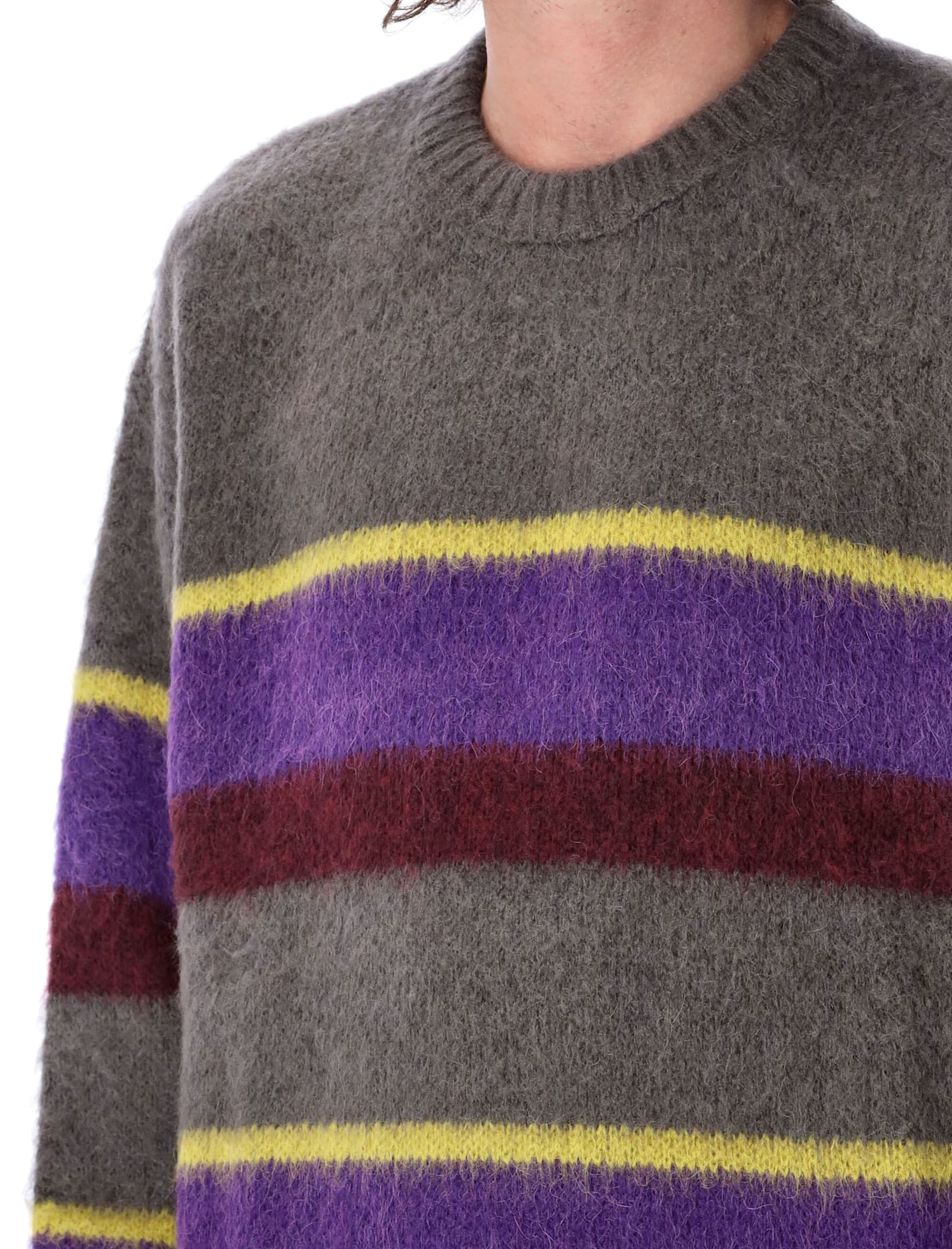 Carhartt Merton Sundling Stripe Aura Sweater In Multi