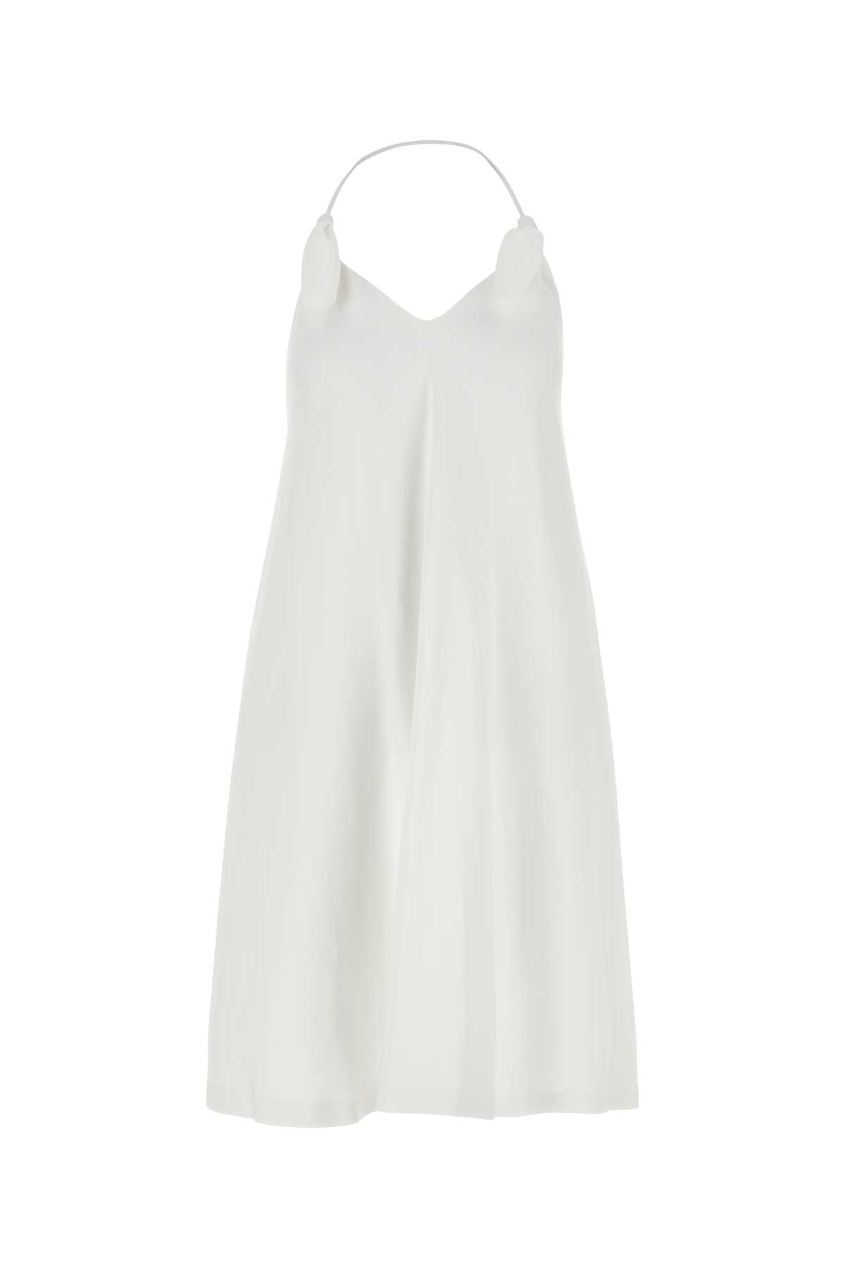 【関税&送料込】Loewe White Stretch Crepe Flamenco Dress Loewe White Stretch Crepe Flamenco Dress | ModeSens