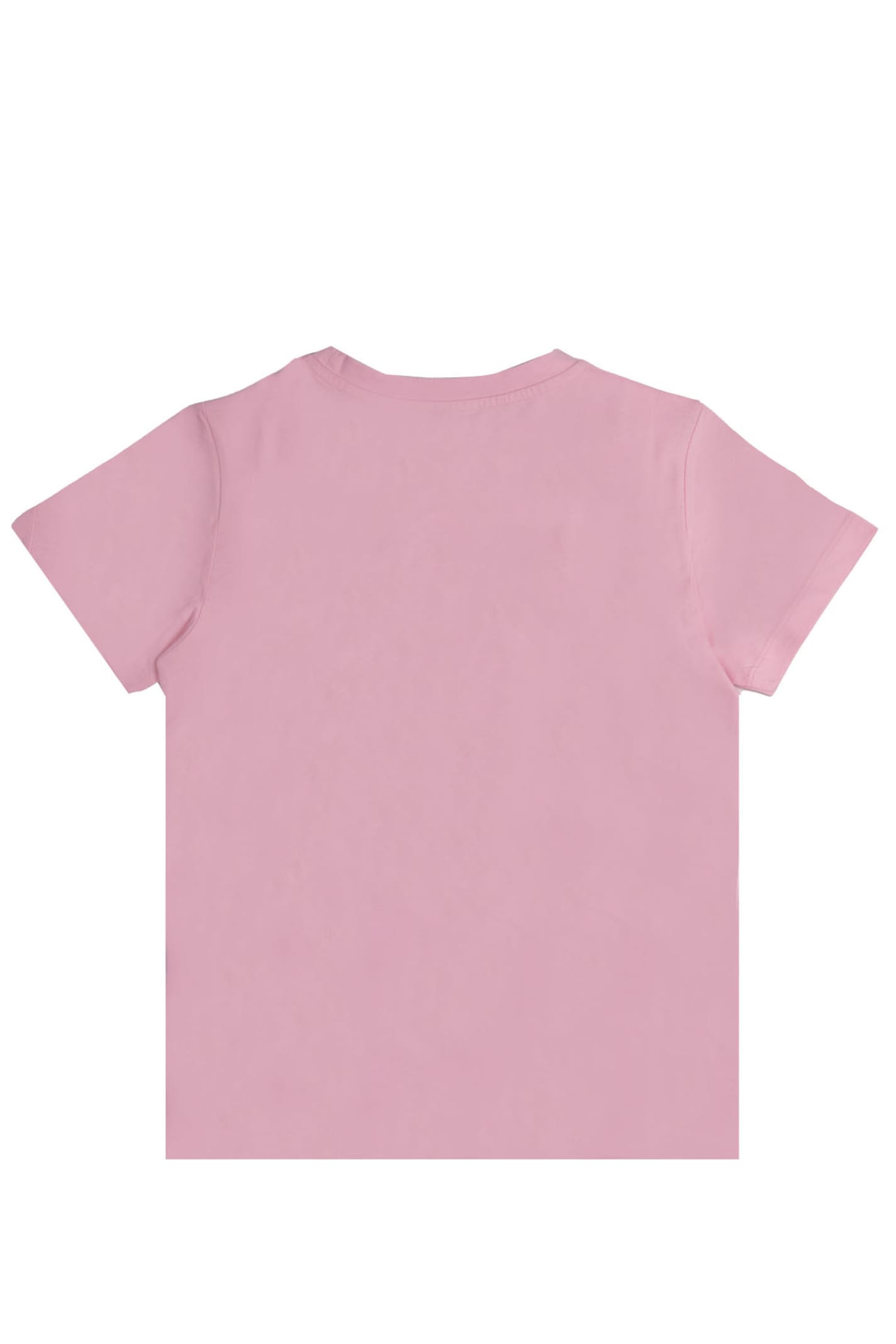 Shop Balmain Cotton T-shirt In Rose