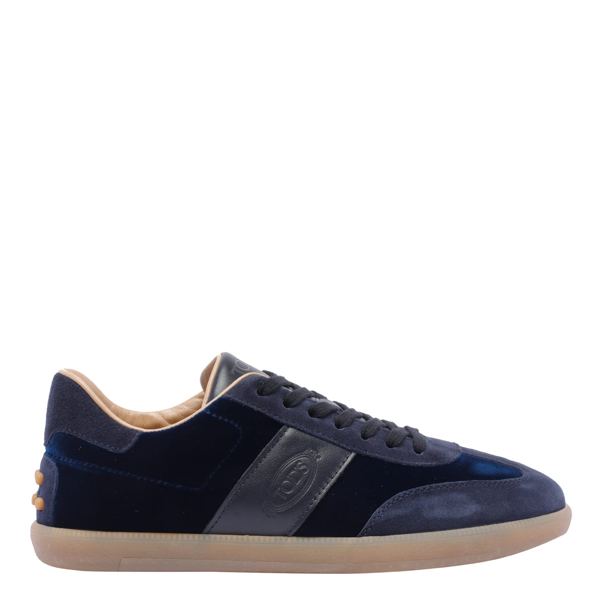 Shop Tod's Tabs Sneakers In Blue