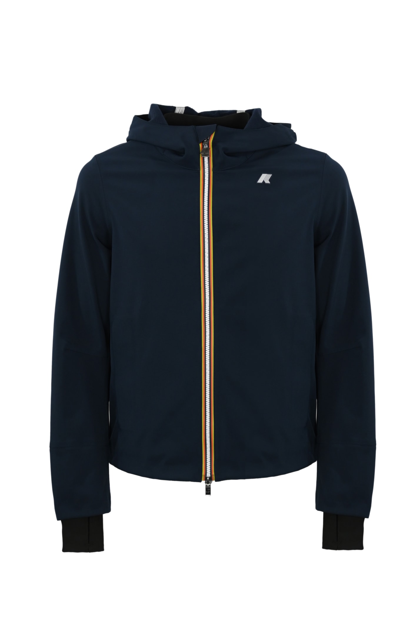 Shop K-way Jacko Bonded Jacket In Blue Depth/blue Dept