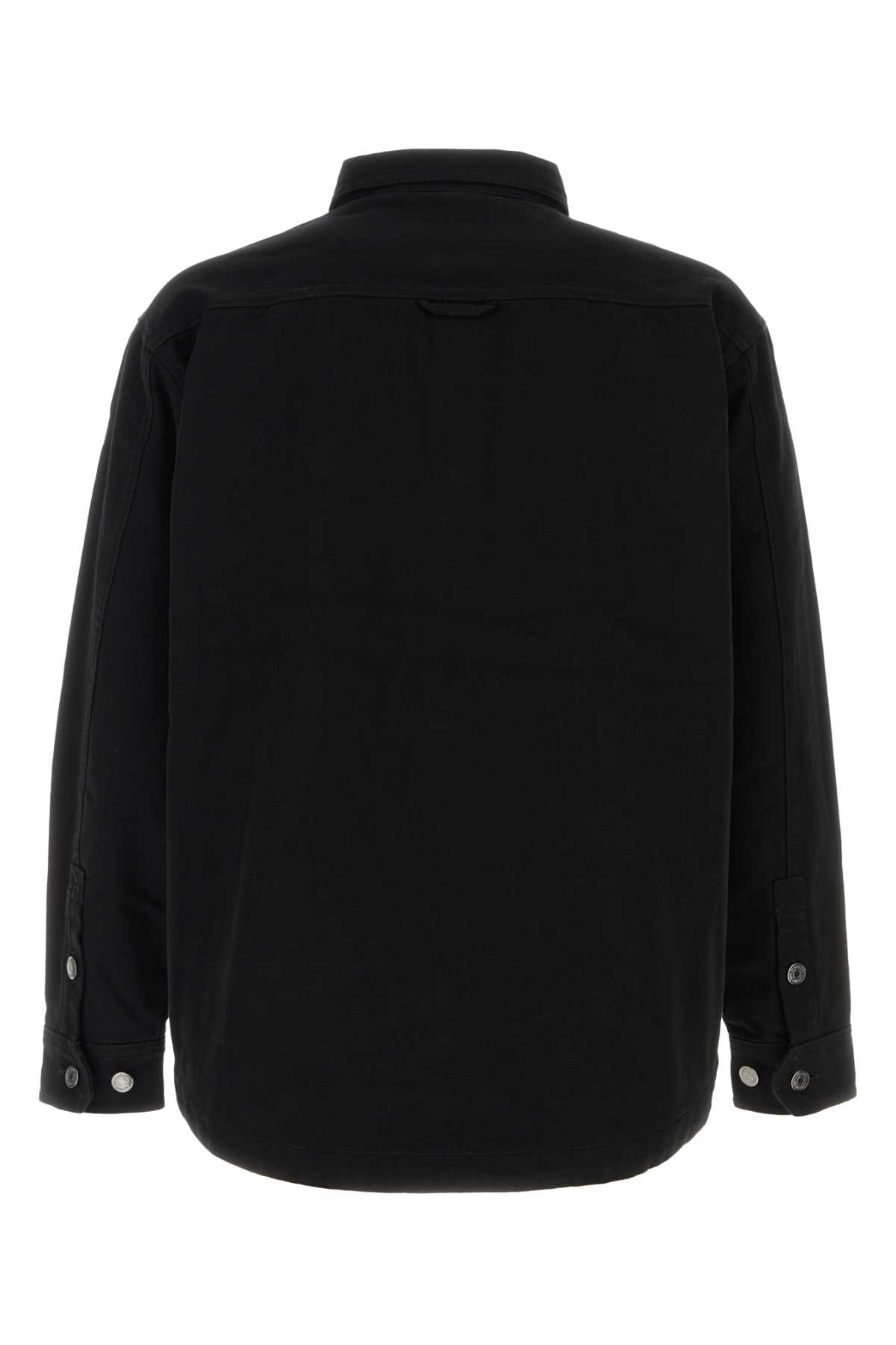 Carhartt Wip Selby Shirt Jac Cotton Canvas In Black