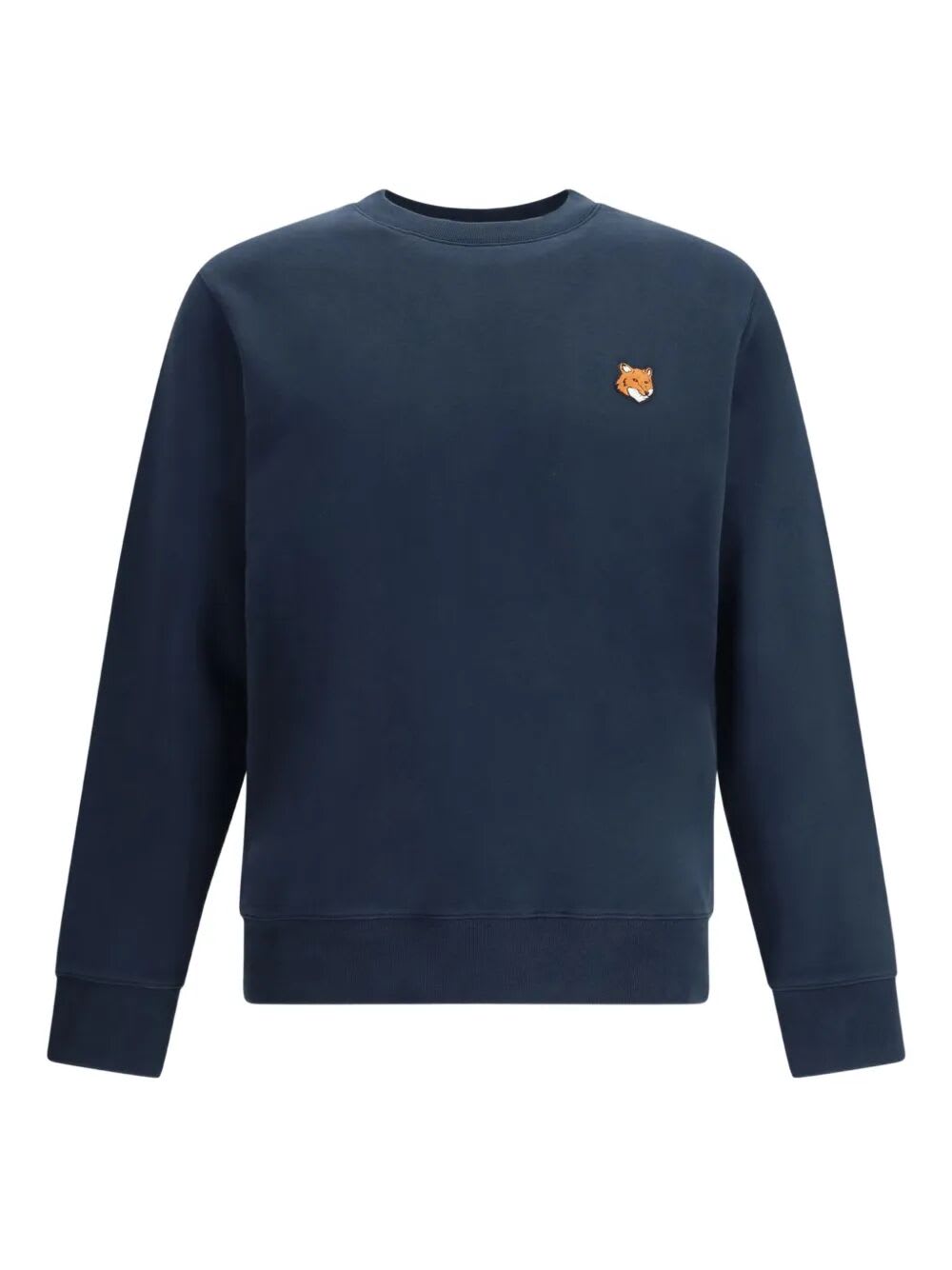 Maison Kitsuné Logo Sweatshirt In Blue