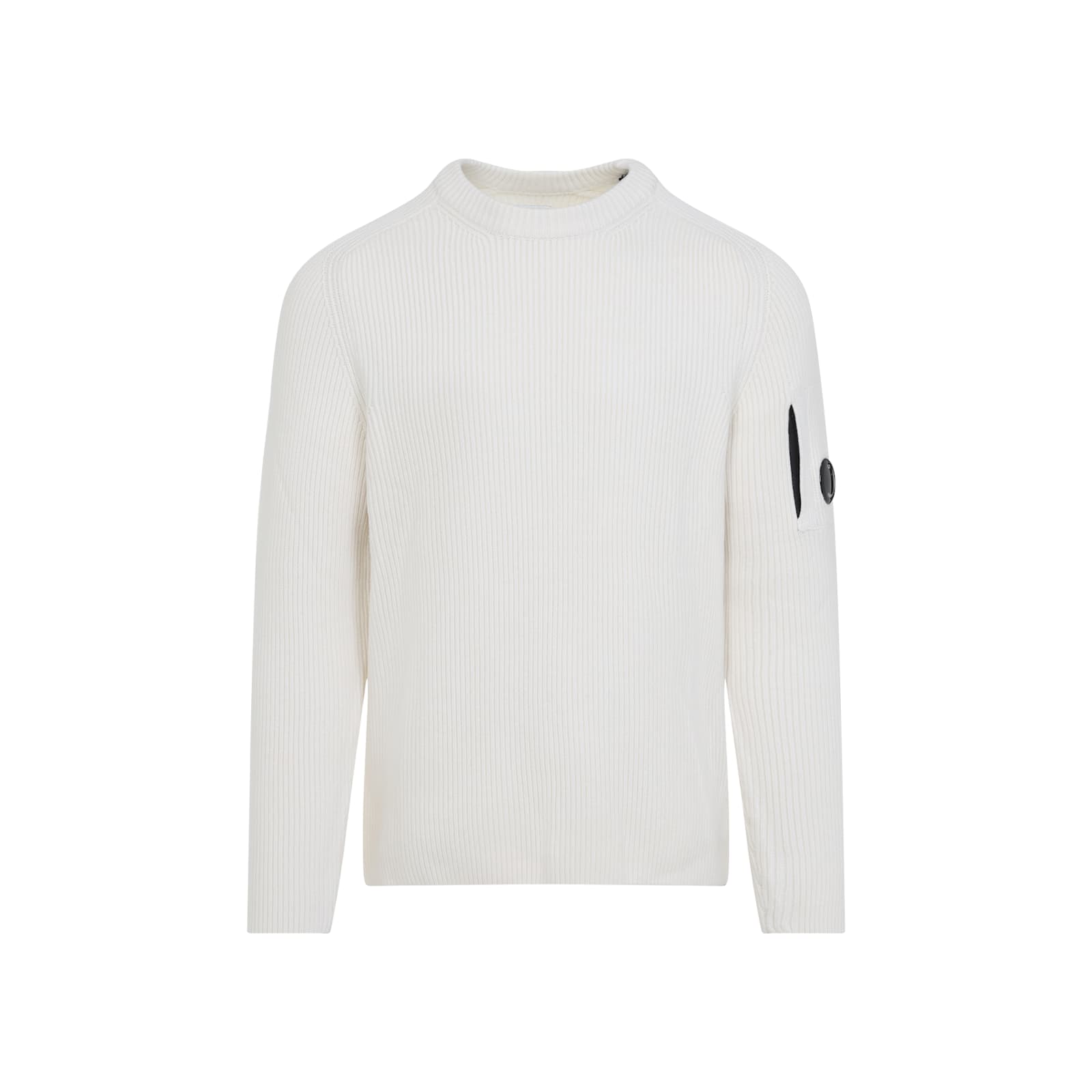 C.p. Company C. P. Company Man Sweater Ivory Size 44 Cotton In White