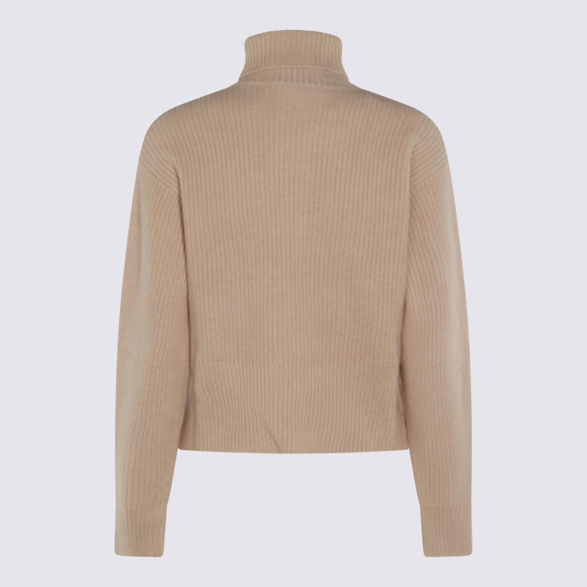 Max Mara Beige Wool Nadar Knitwear In Brown