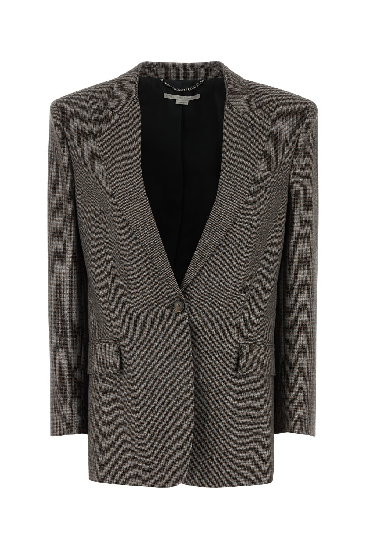 Shop Stella Mccartney Oversized Blazer In Camelgrey