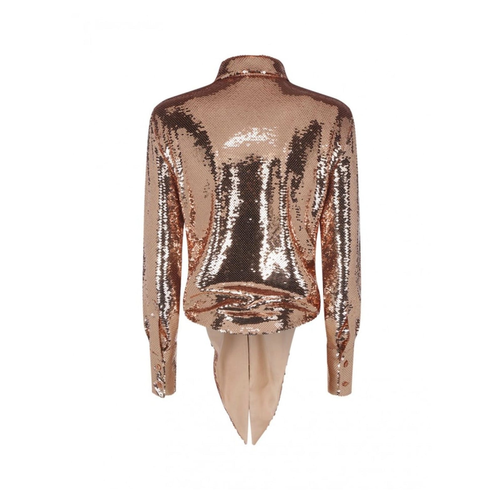 Shop Tom Ford Paillettes Shirt In Gold