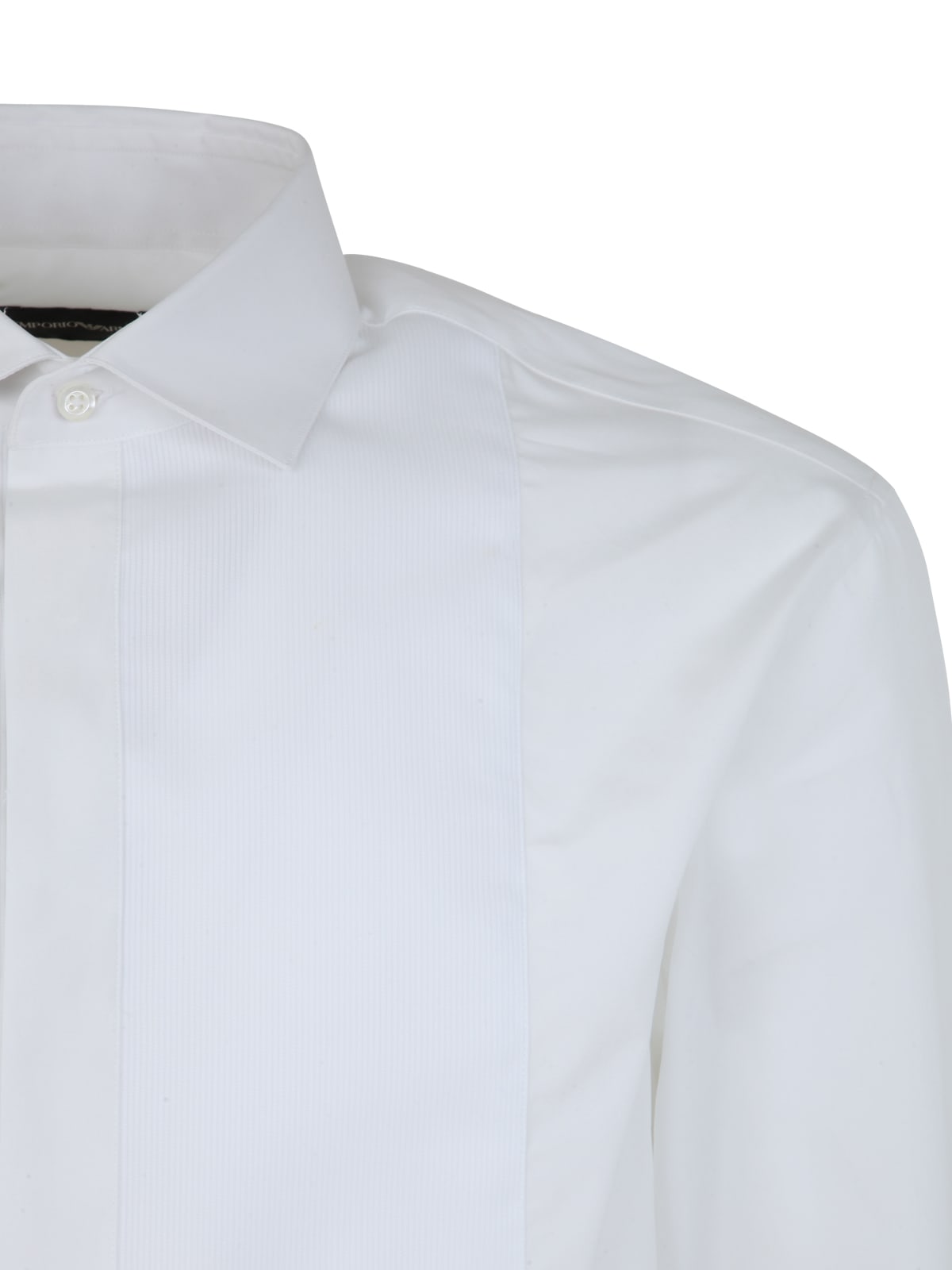 Shop Emporio Armani Classic Shirt In White White