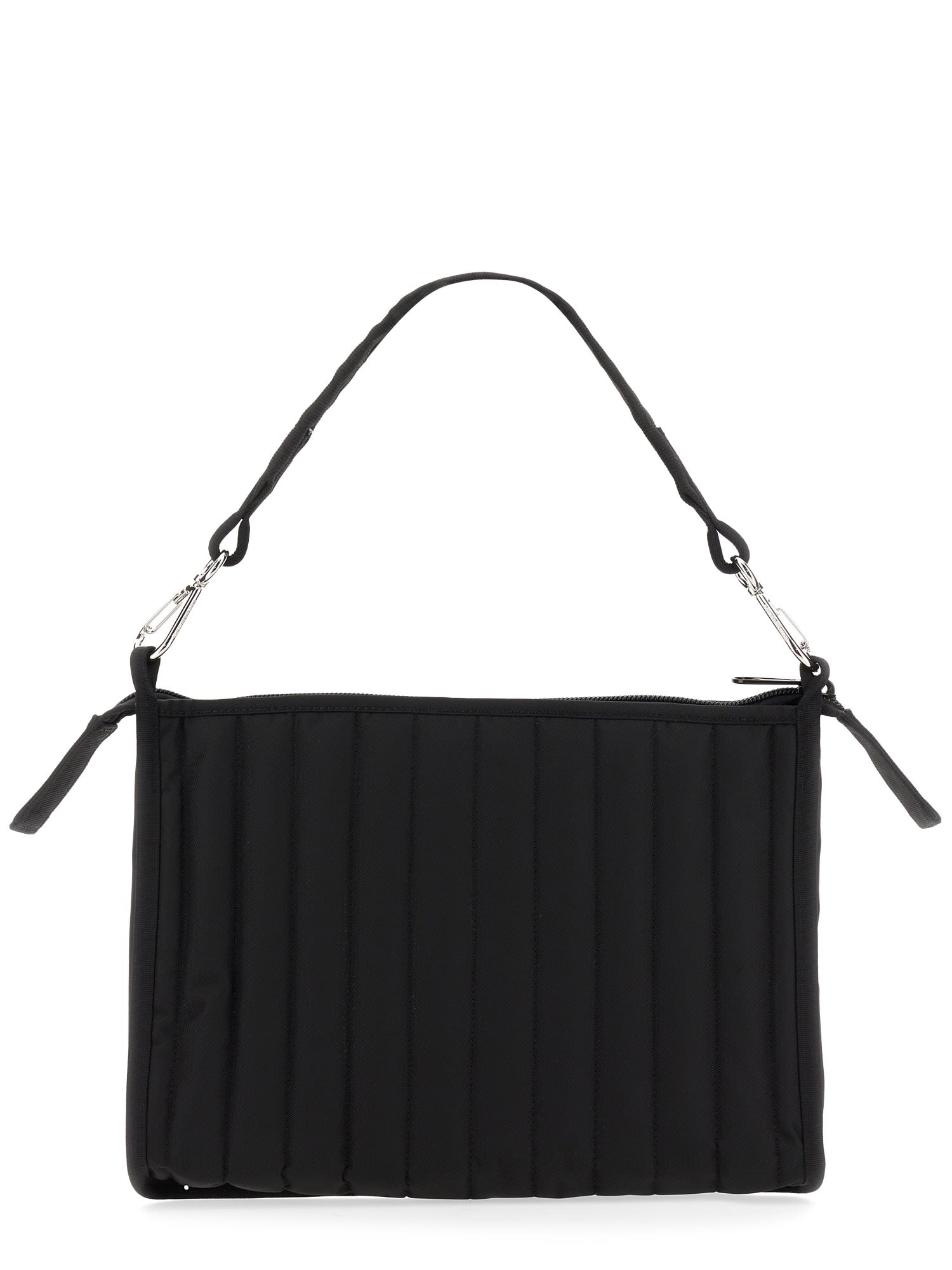 Shop Alexander Wang Elite Tech Shoulder Bag In Black