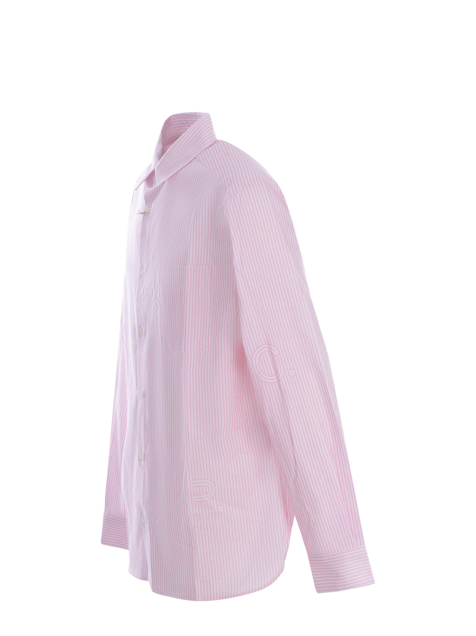 Shop Apc Shirt A.p.c. Malo Made Of Cotton In Rosa