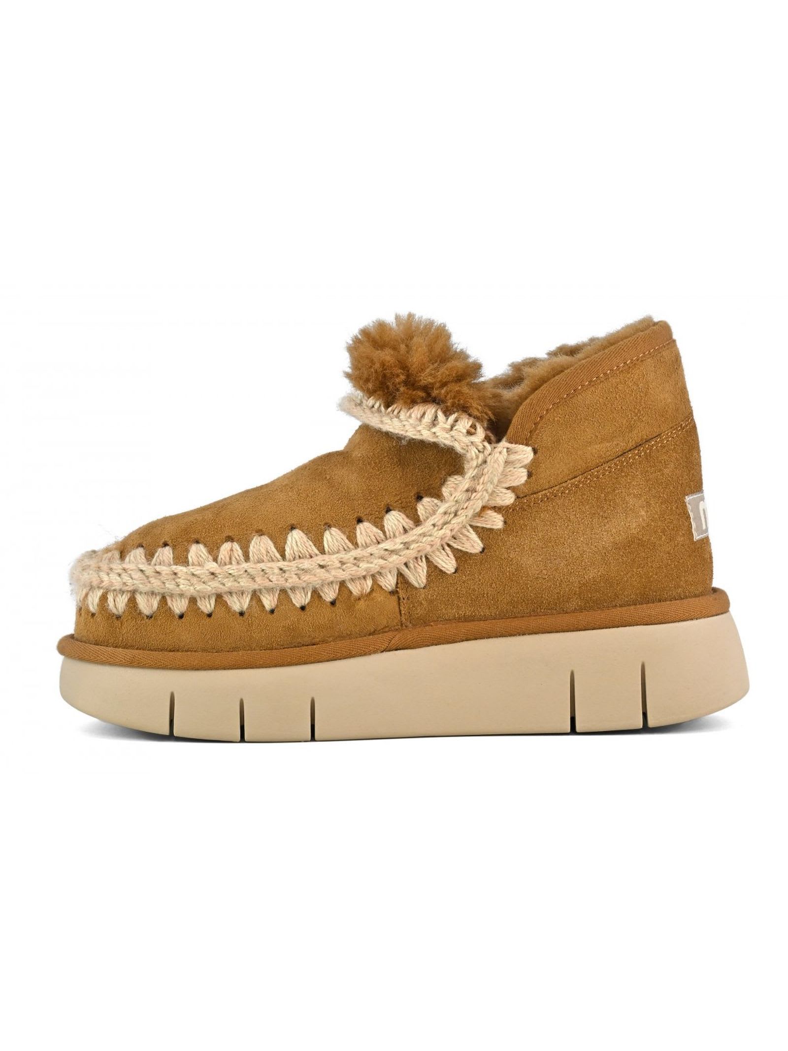 Mou Eskimo Bounce Sneaker Boots In Blue