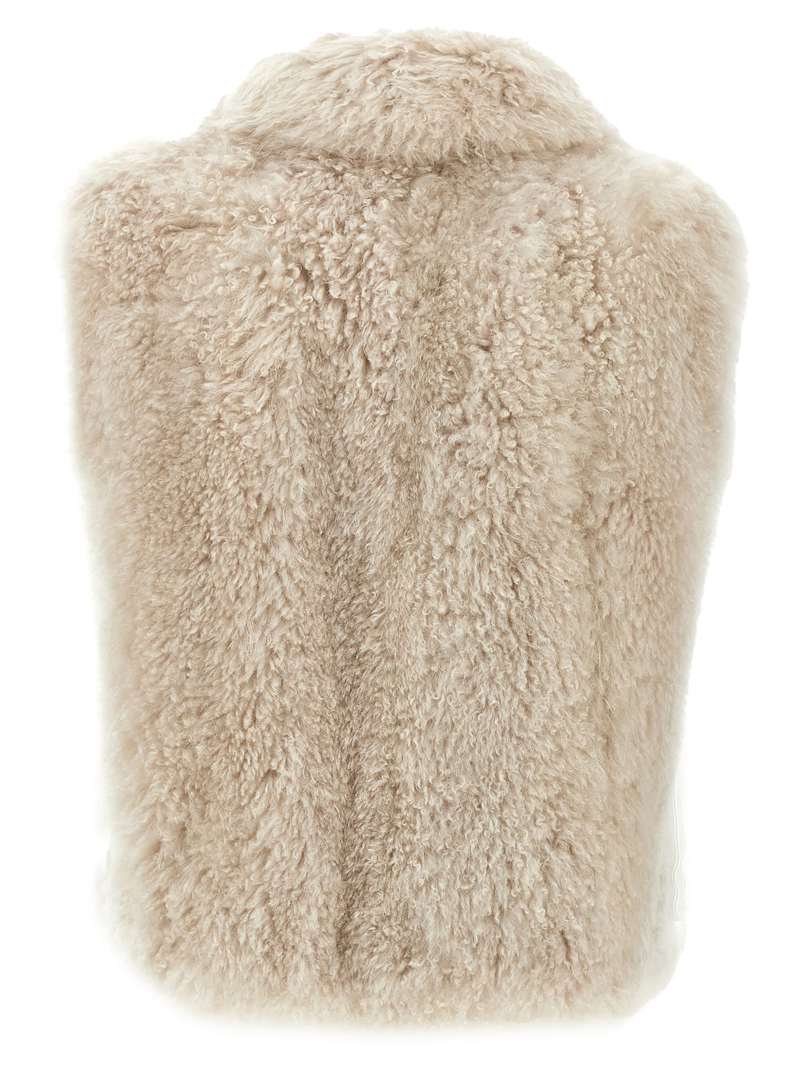 Shop Brunello Cucinelli Reversible Vest In Beige