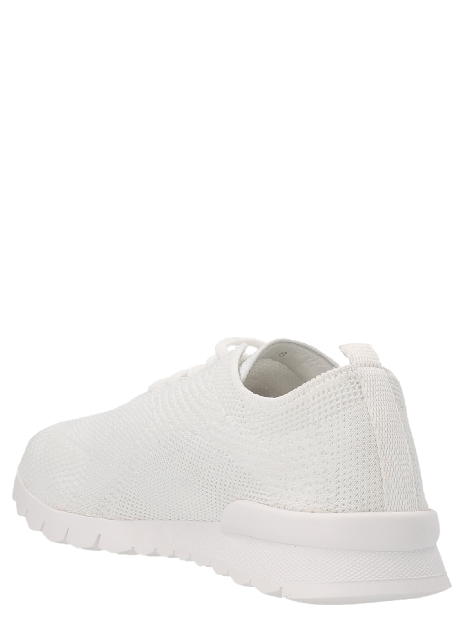 Shop Kiton Running Sneakers In White