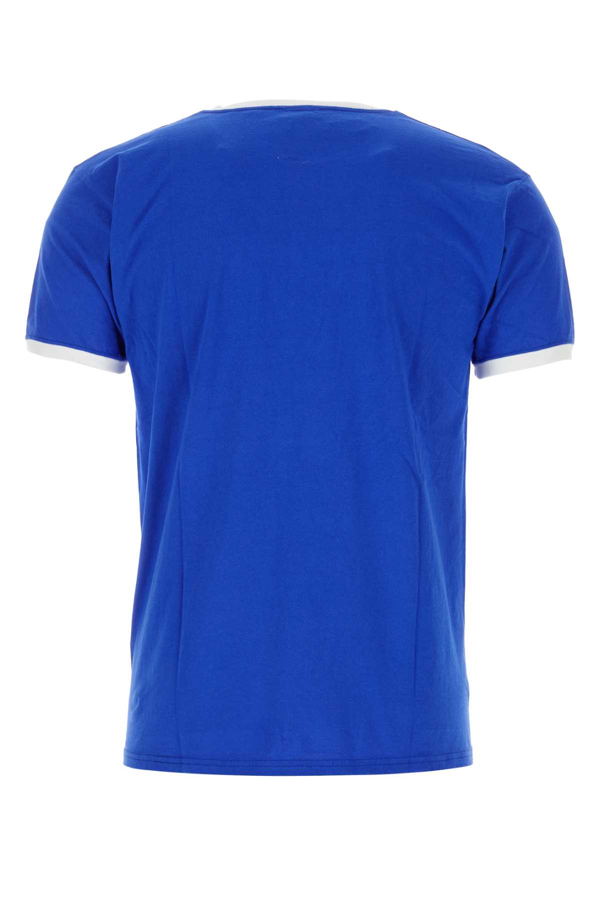 Wild Donkey Electric Blue Cotton T-shirt In Roywhi