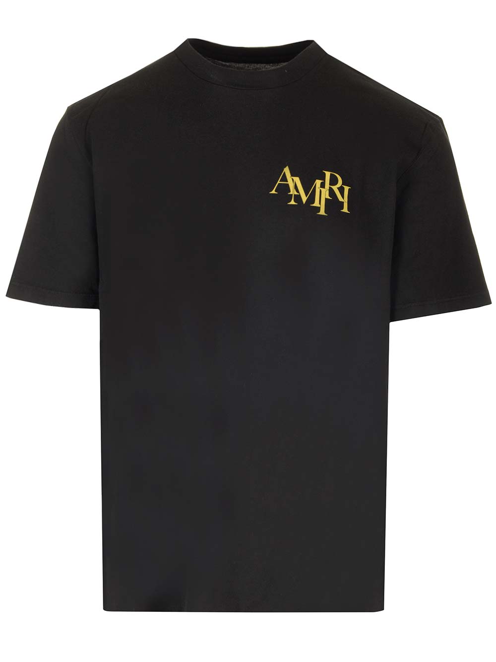 Shop Amiri Champagne Cristal T-shirt In Black
