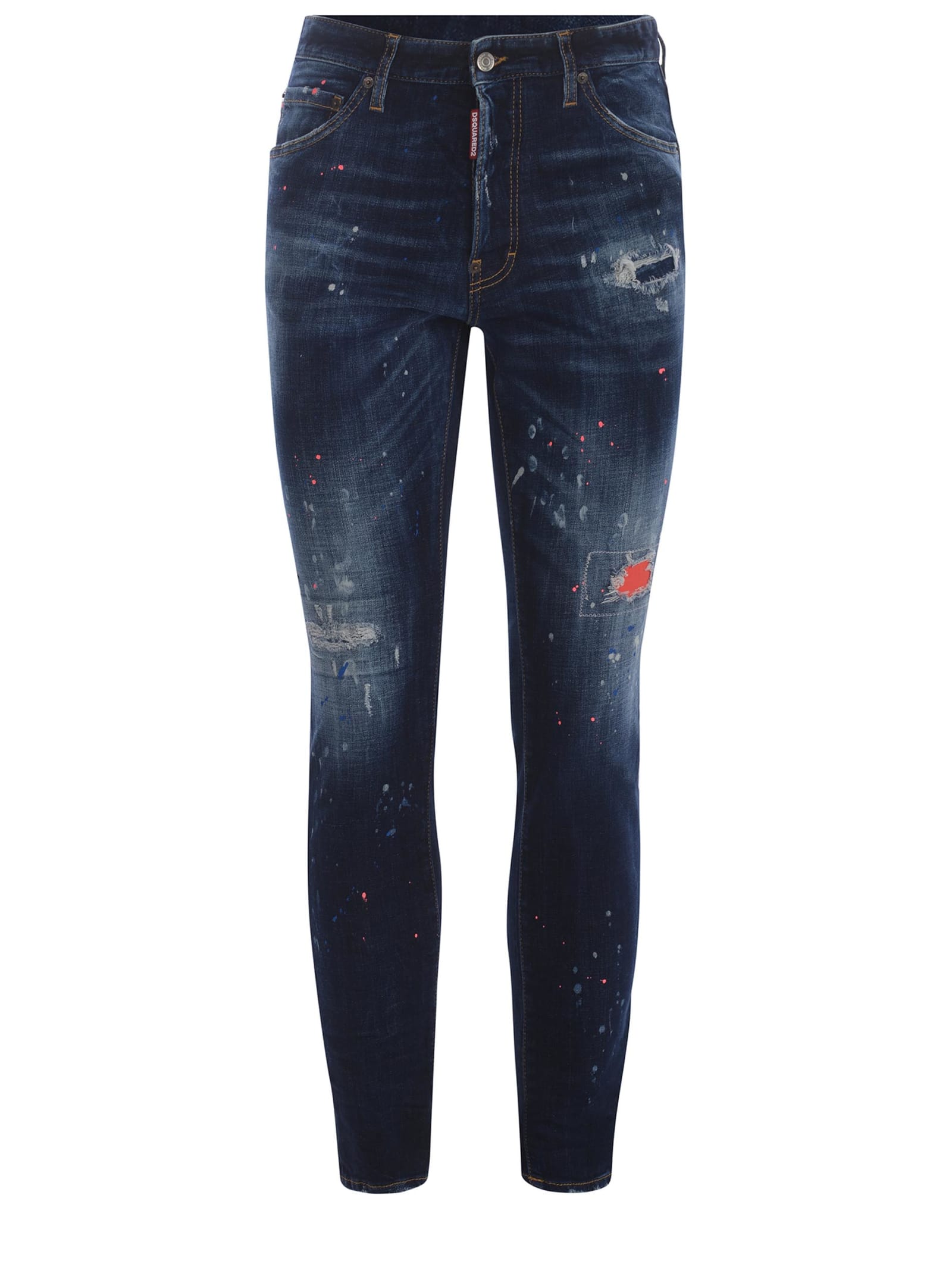 Shop Dsquared2 Jeans  Cool Guy Made Of Denim In Denim Blu