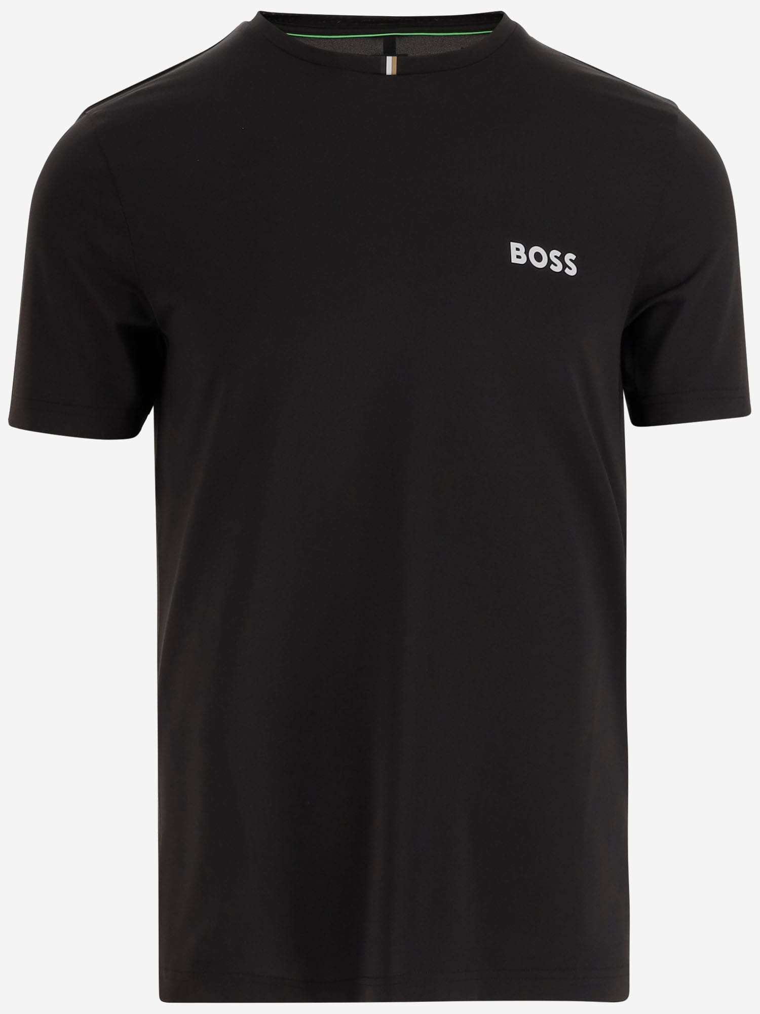 Stretch Nylon T-shirt With Logo