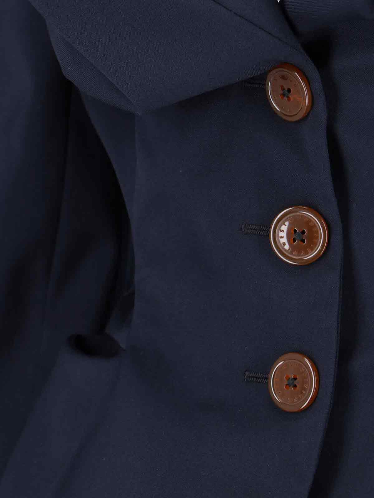 Vivienne Westwood Tailored Jacket With Buttoned Back Vent