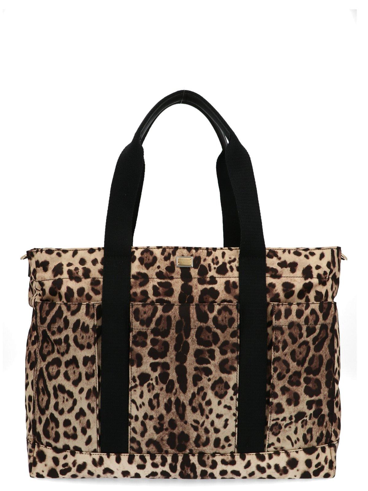 Dolce & Gabbana Animal Print Tote Bag