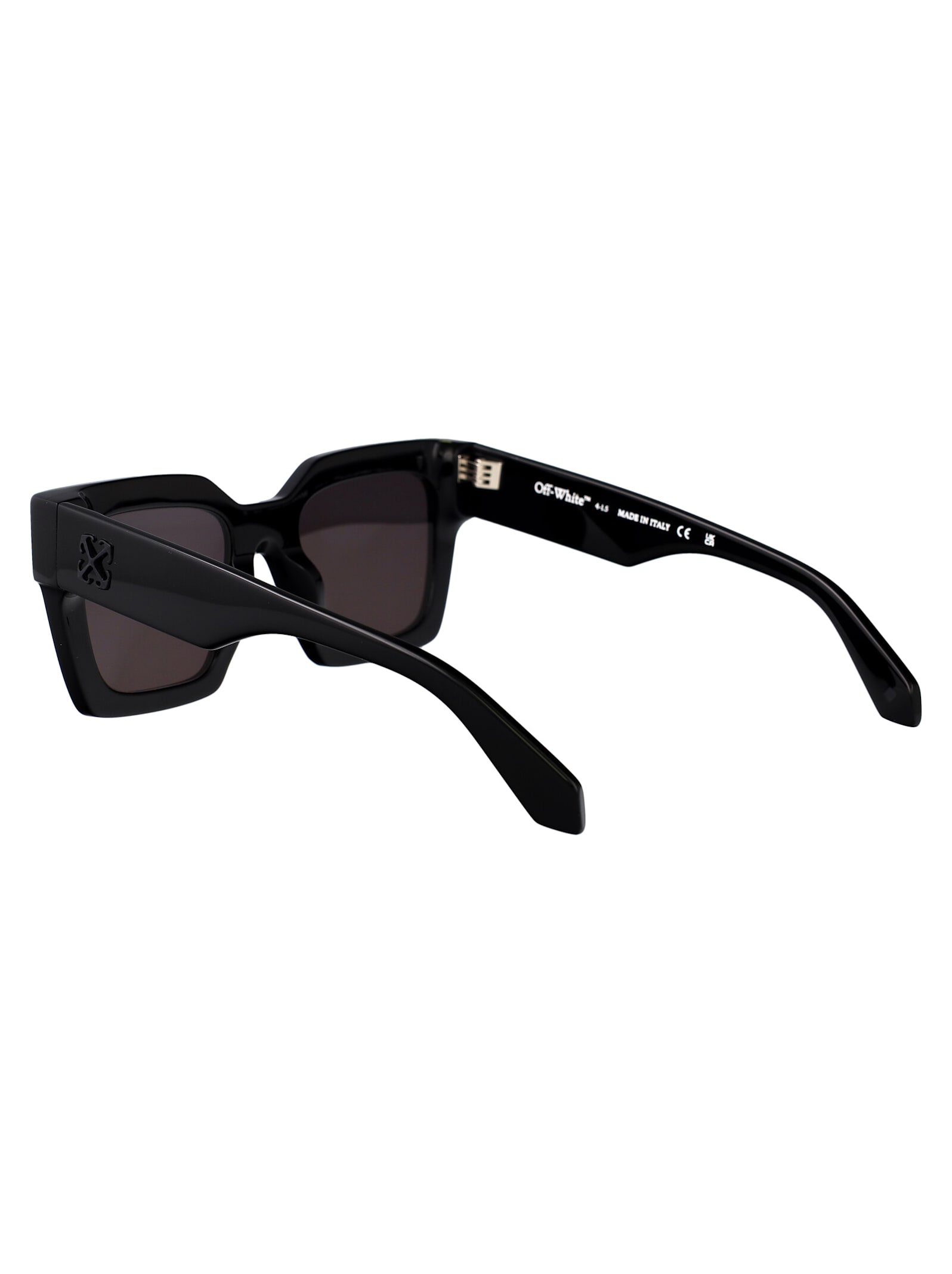 Off-white Black Silverstone Sunglasses In Black Dark Grey