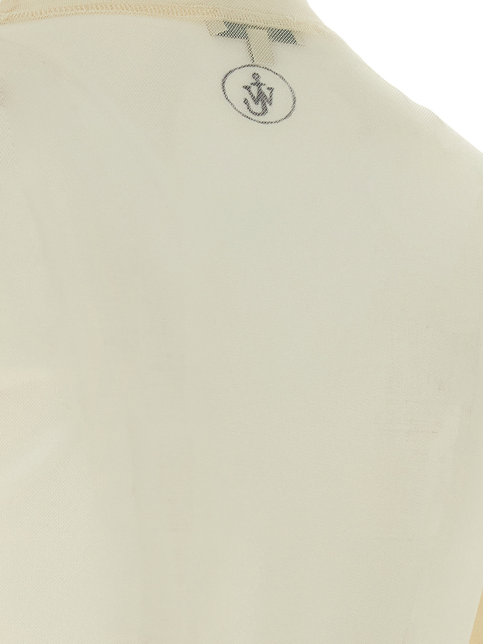 Jw Anderson Long Sleeve Underpinning T-shirt In White