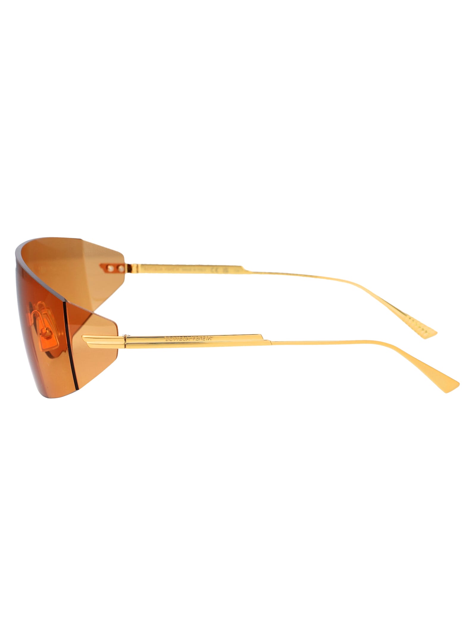 Shop Bottega Veneta Bv1299s Sunglasses In Orange