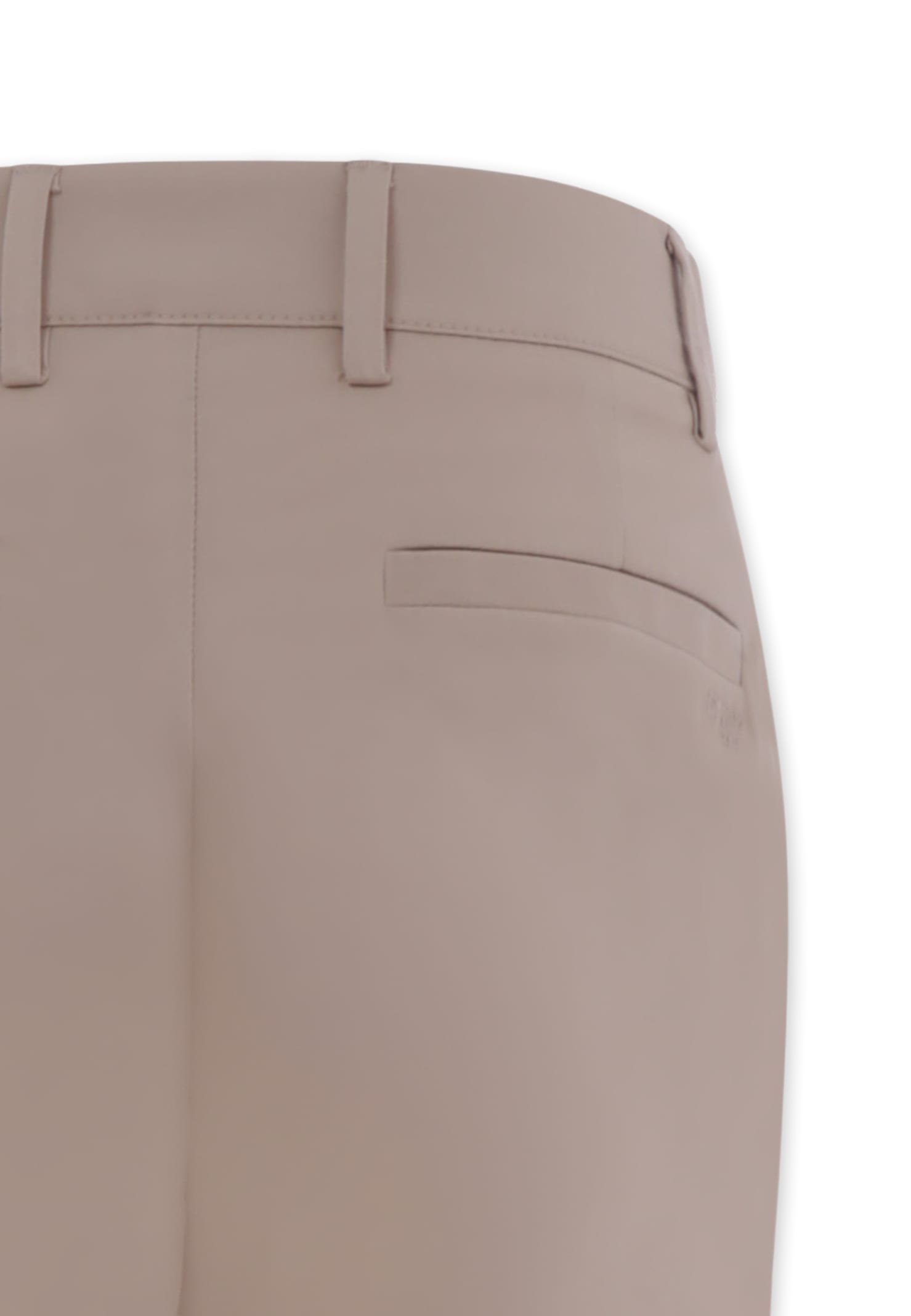 Fay Beige Trousers For Boy With Logo