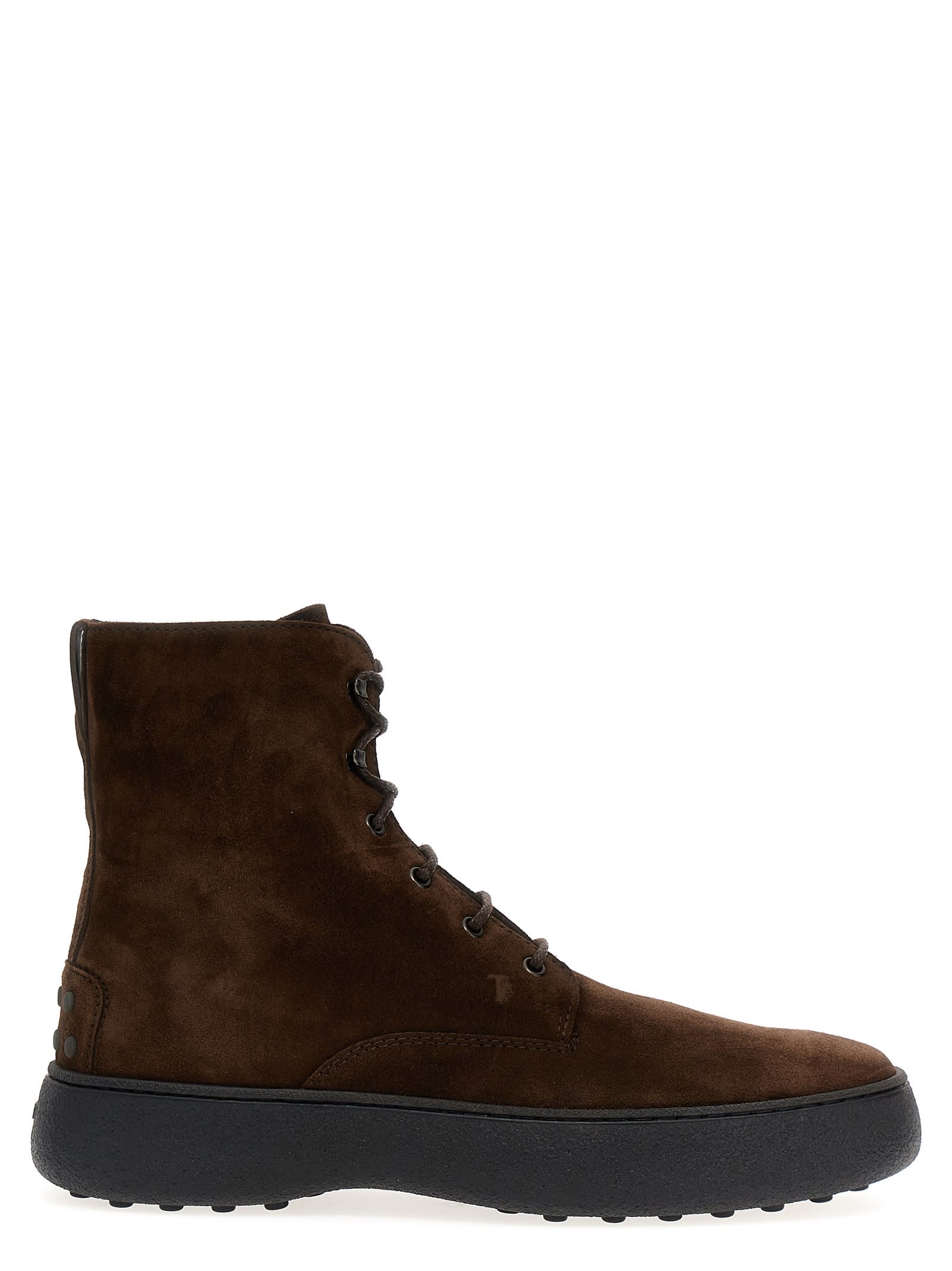 Shop Tod's Tods W. G. Ankle Boots In Brown