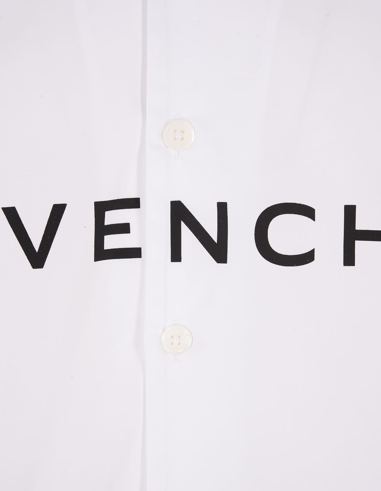 Shop Givenchy Large Hawaiian Shirt In White Poplin