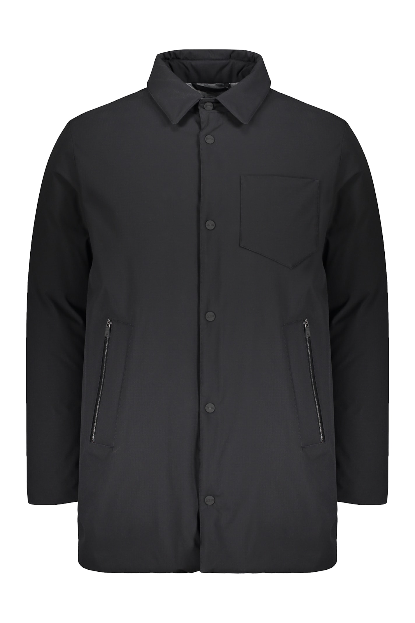 Herno Simple And Functional Padded Jacket For Any Occasion In Black