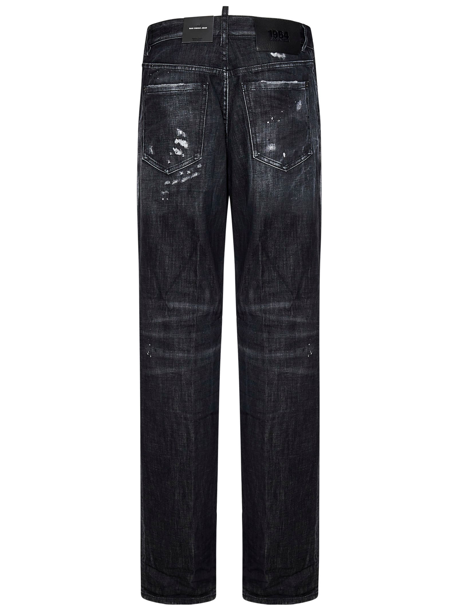 Shop Dsquared2 Black Cloud Wash San Diego Jeans