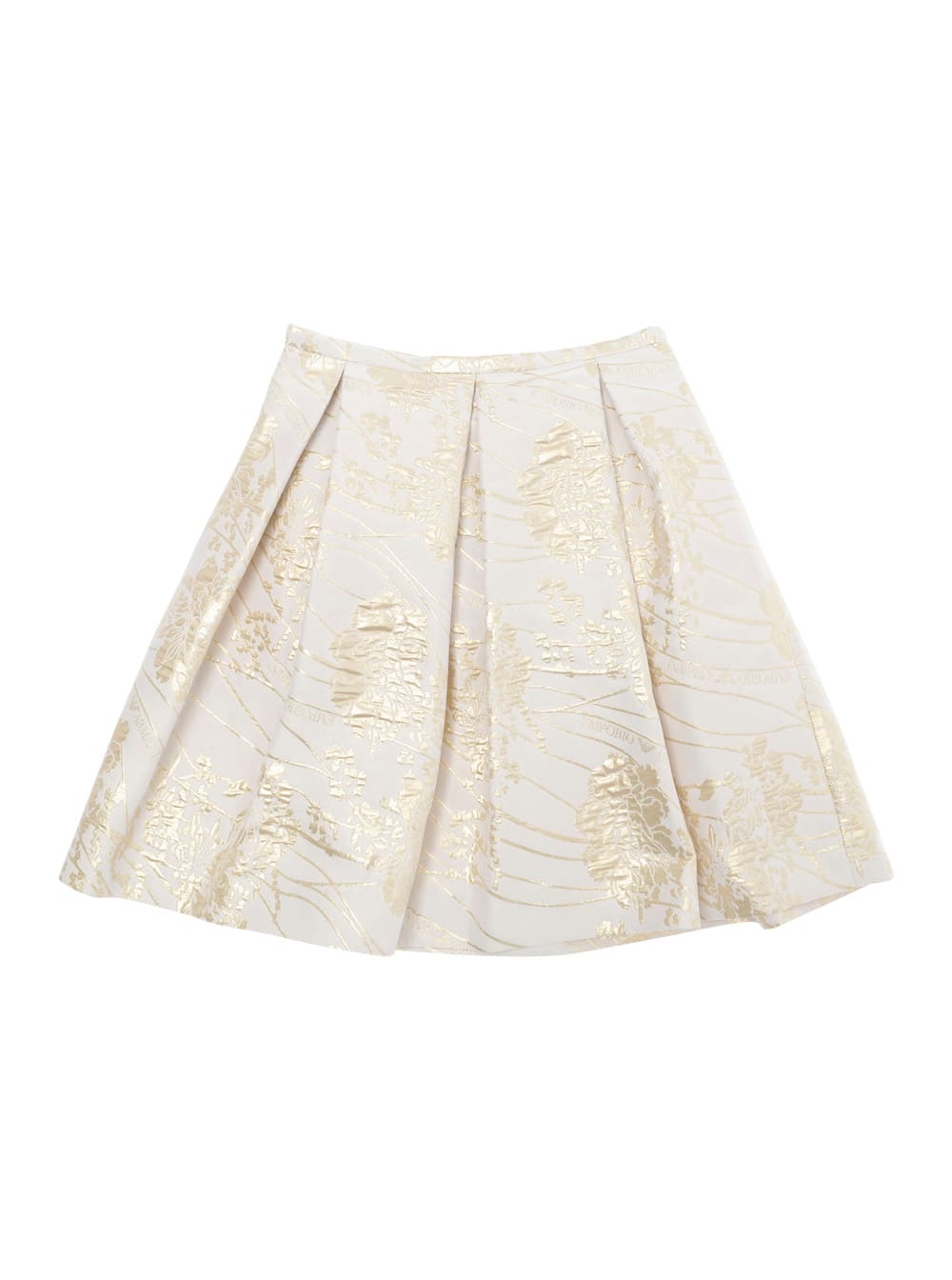 Emporio Armani Floral-motif Skirt In Multicolor
