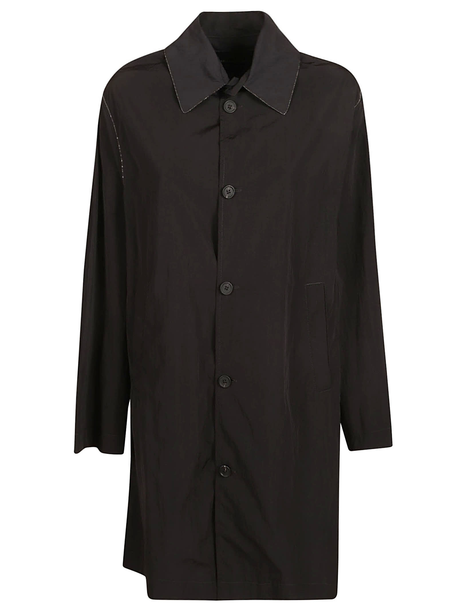 Fabiana Filippi Long-sleeved Long Shirt In Black