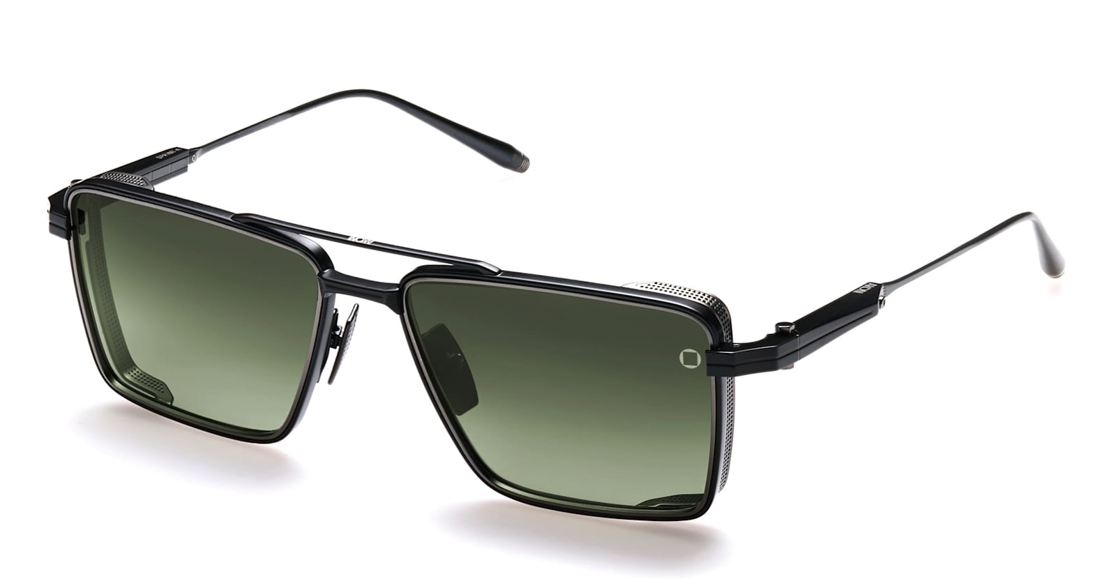 Akoni Sprint-a - Black Matte / Black Rhodium Sunglasses In Brown