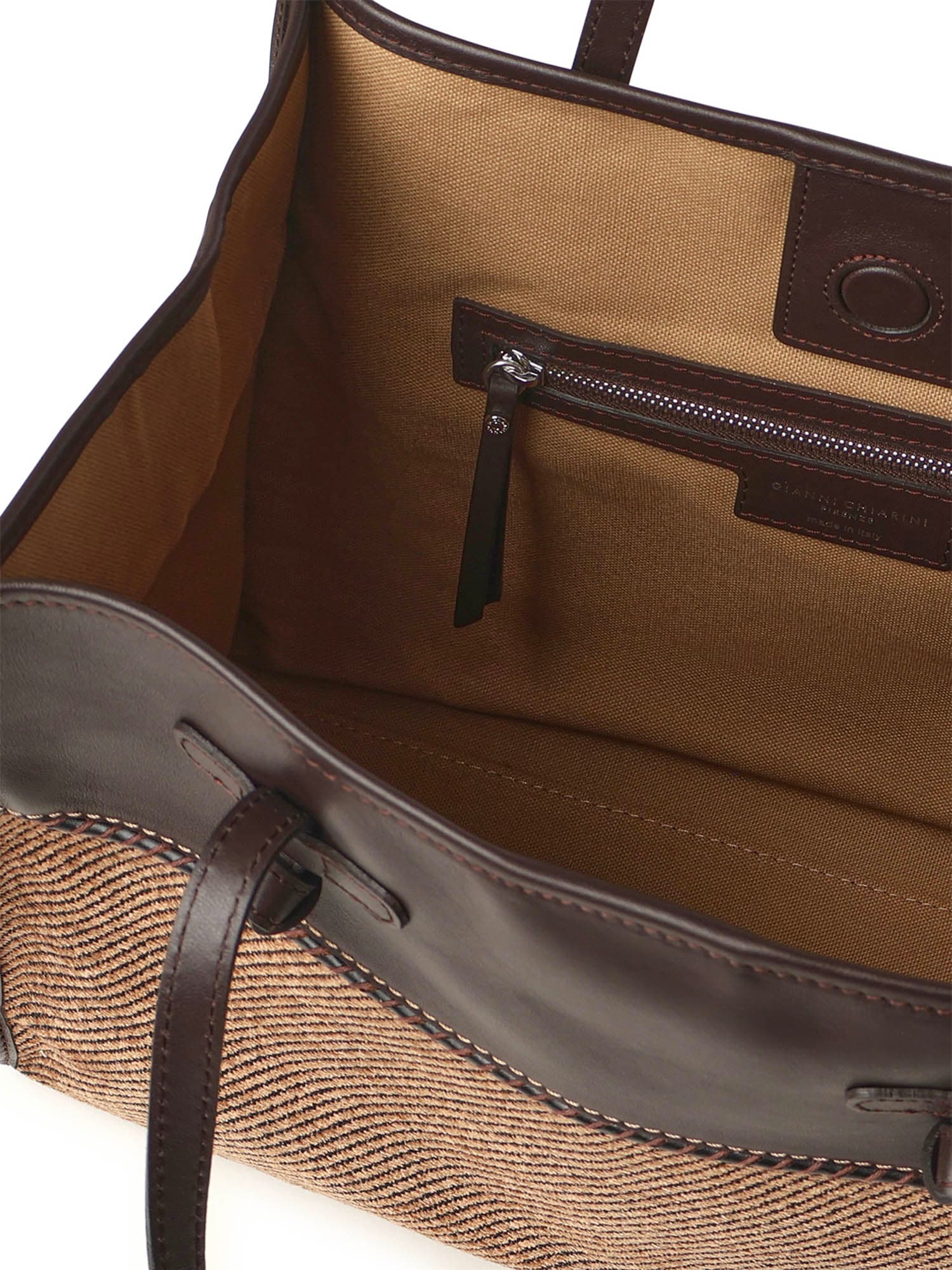 Gianni Chiarini Marcella Shopping Bag In Brown