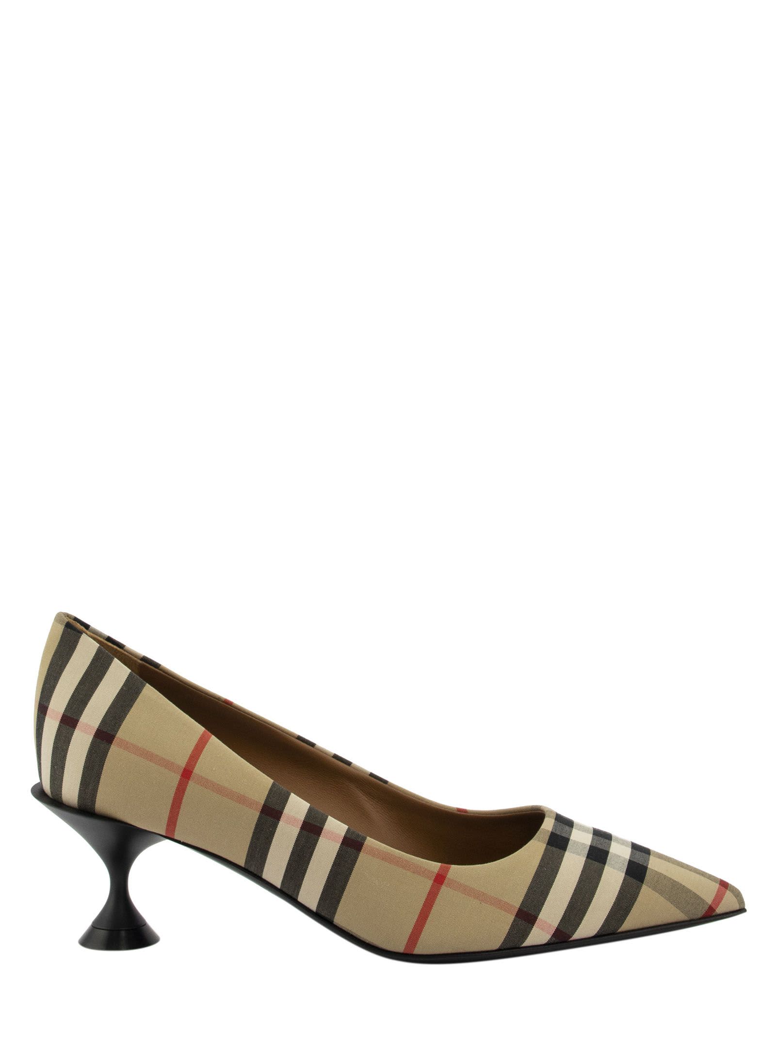 BURBERRY VINTAGE CHECK COTTON PUMPS LILLYTON,11255100