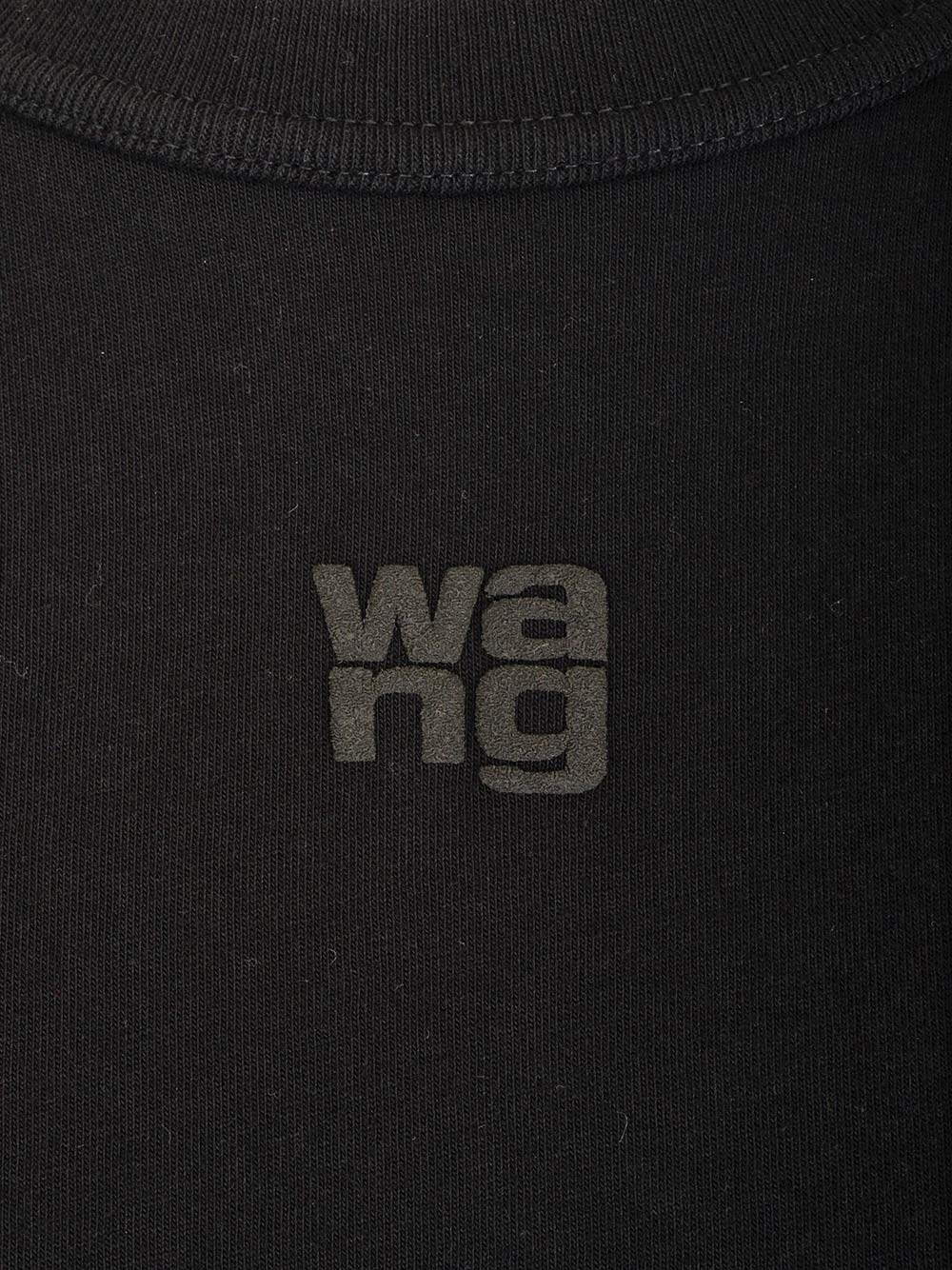 Shop Alexander Wang Short Sleeve T-shirt In Black