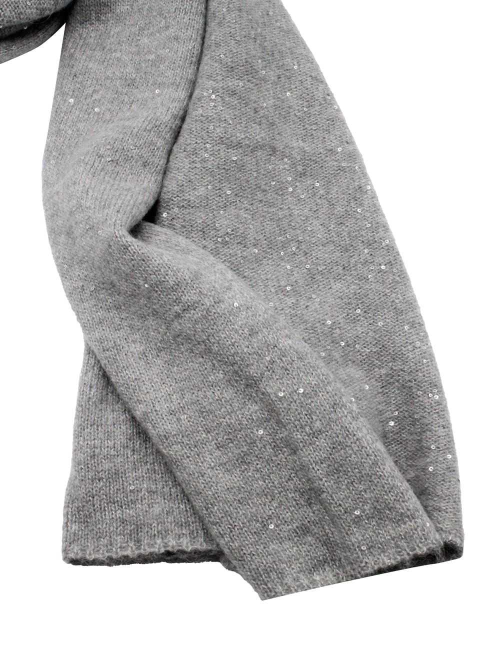 Shop Fabiana Filippi Scarf In Grey