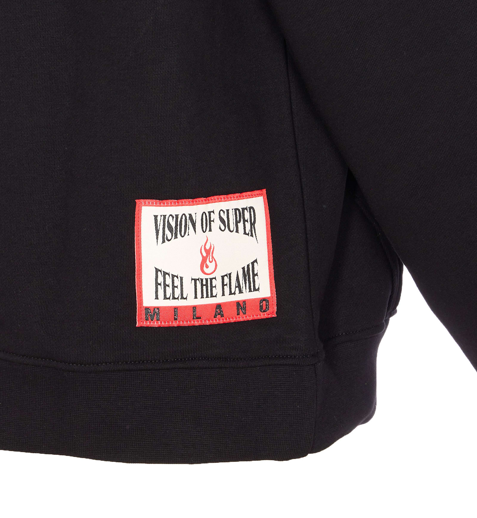 Vision Of Super Flames Hoodie In Black