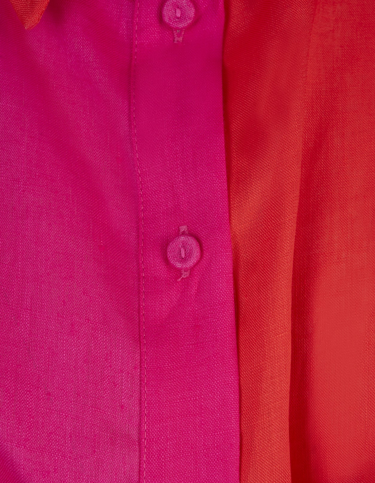 Shop Alessandro Enriquez Red And Fuchsia Short Shirt With Knot