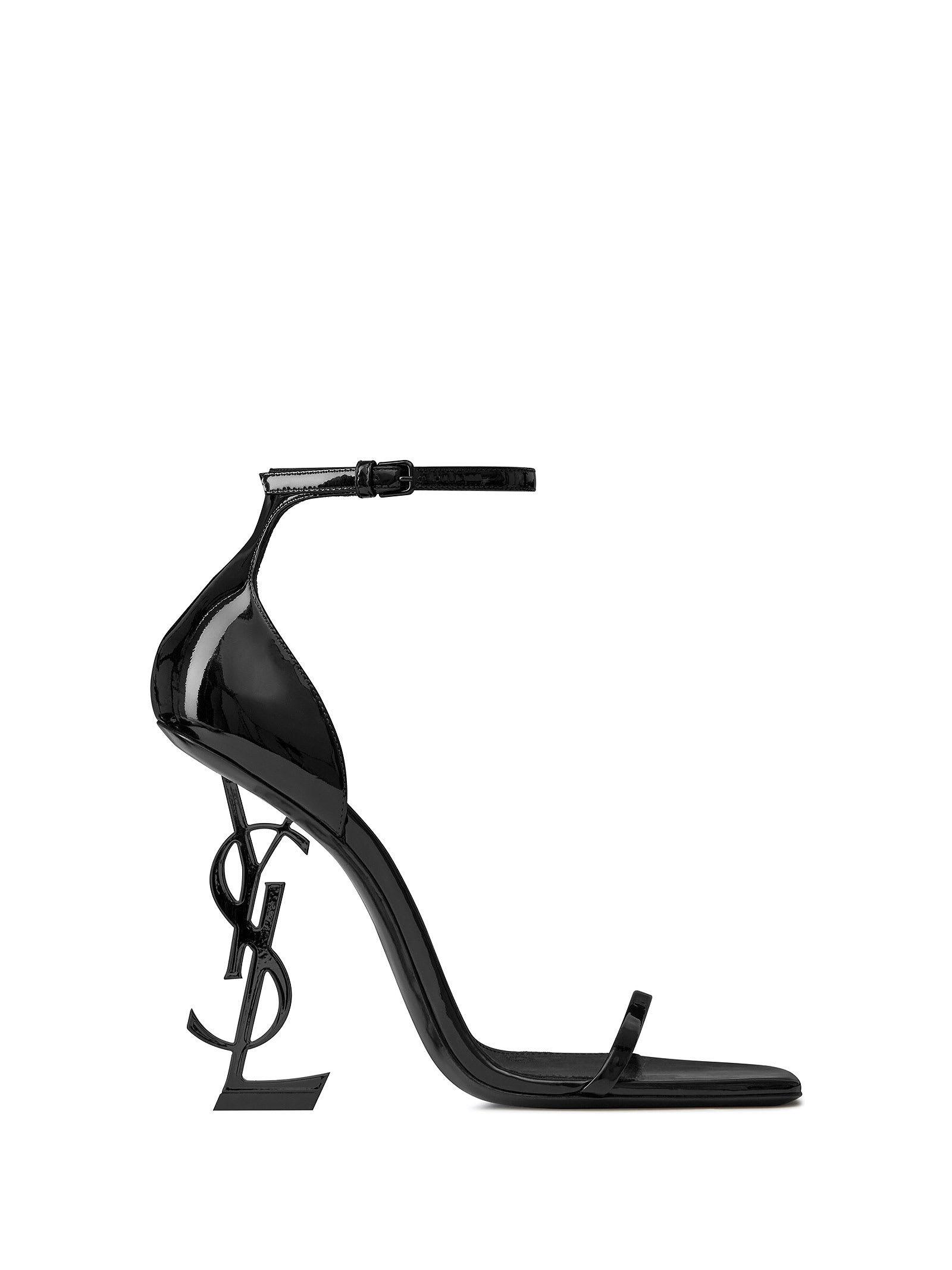 Buy Saint Laurent Opyum Sandals In Leather online, shop Saint Laurent shoes with free shipping