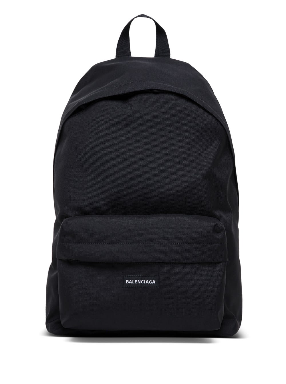 Balenciaga Black Nylon Backpack With Logo