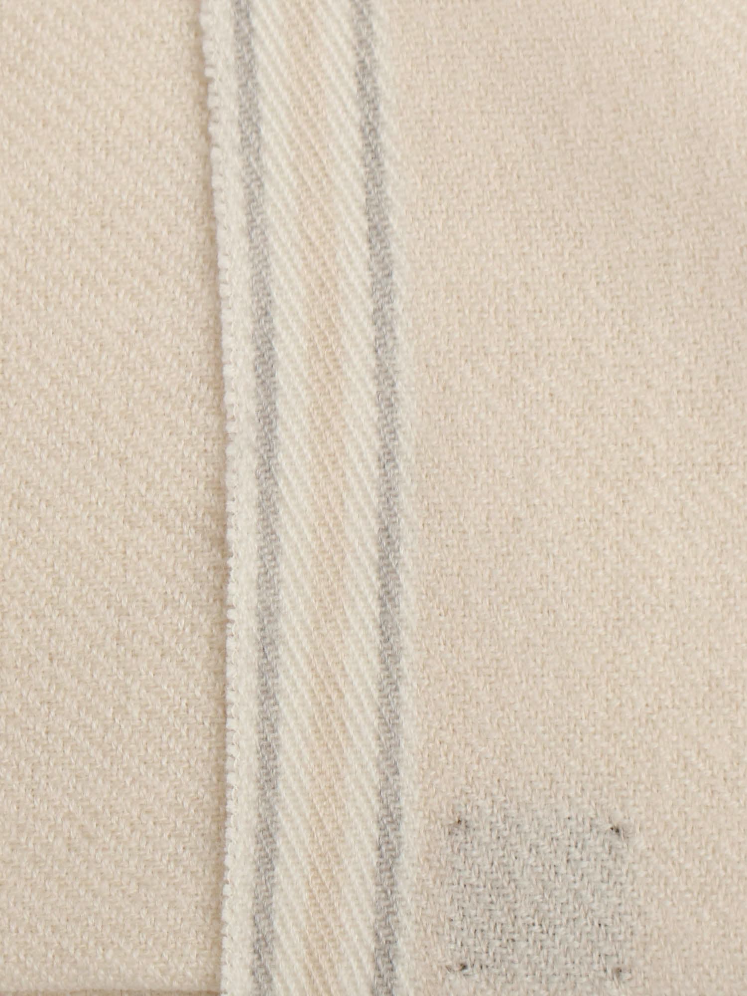 Eleventy Wool Scarf With Logo In Neutral