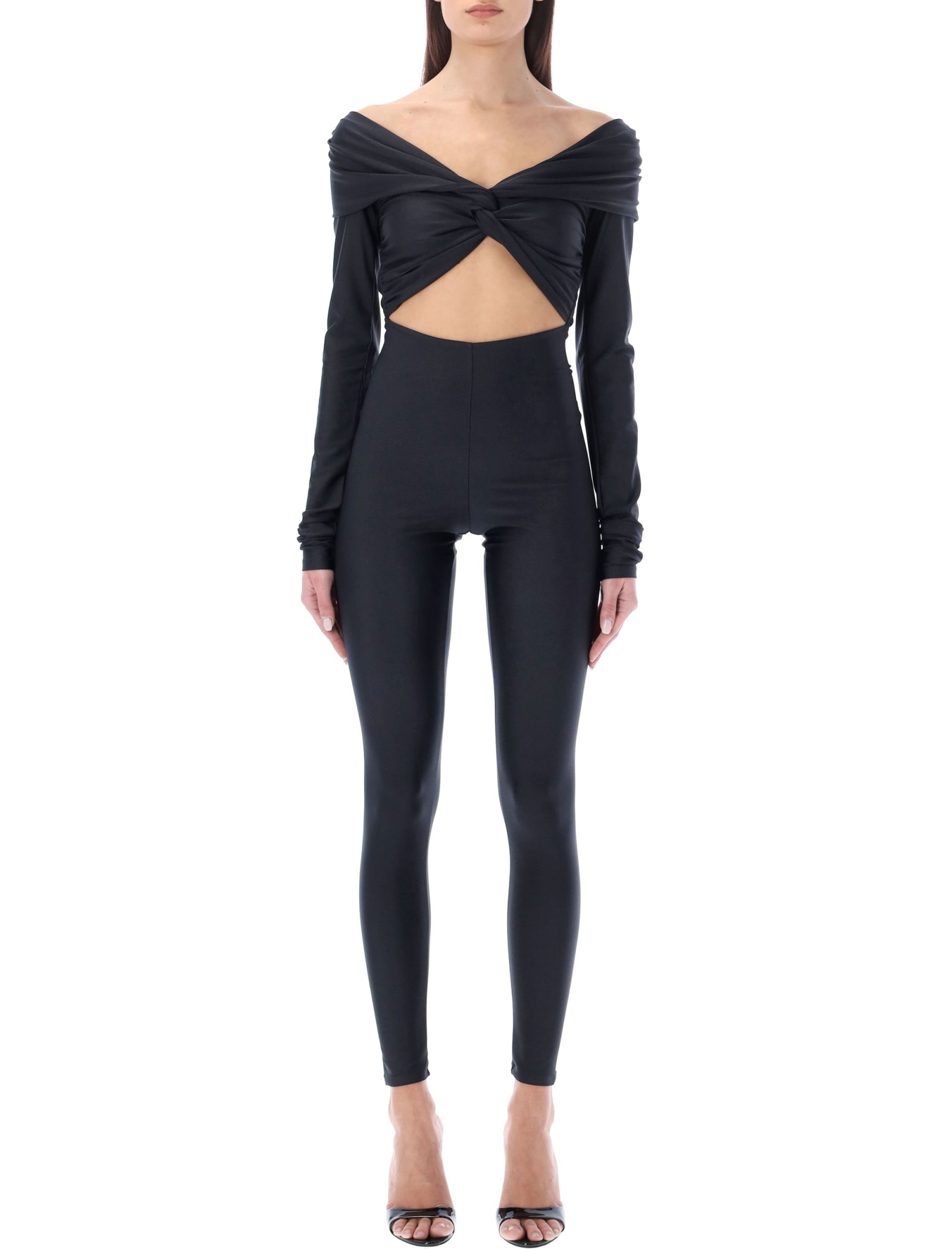 Shop The Andamane Kendall Cut-out Jumpsuit In Black
