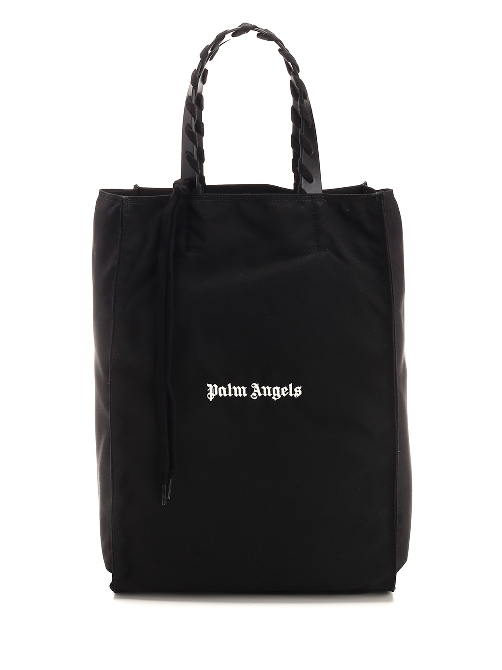 Palm Angels Logo Printed Lace-up Detailed Tote Bag