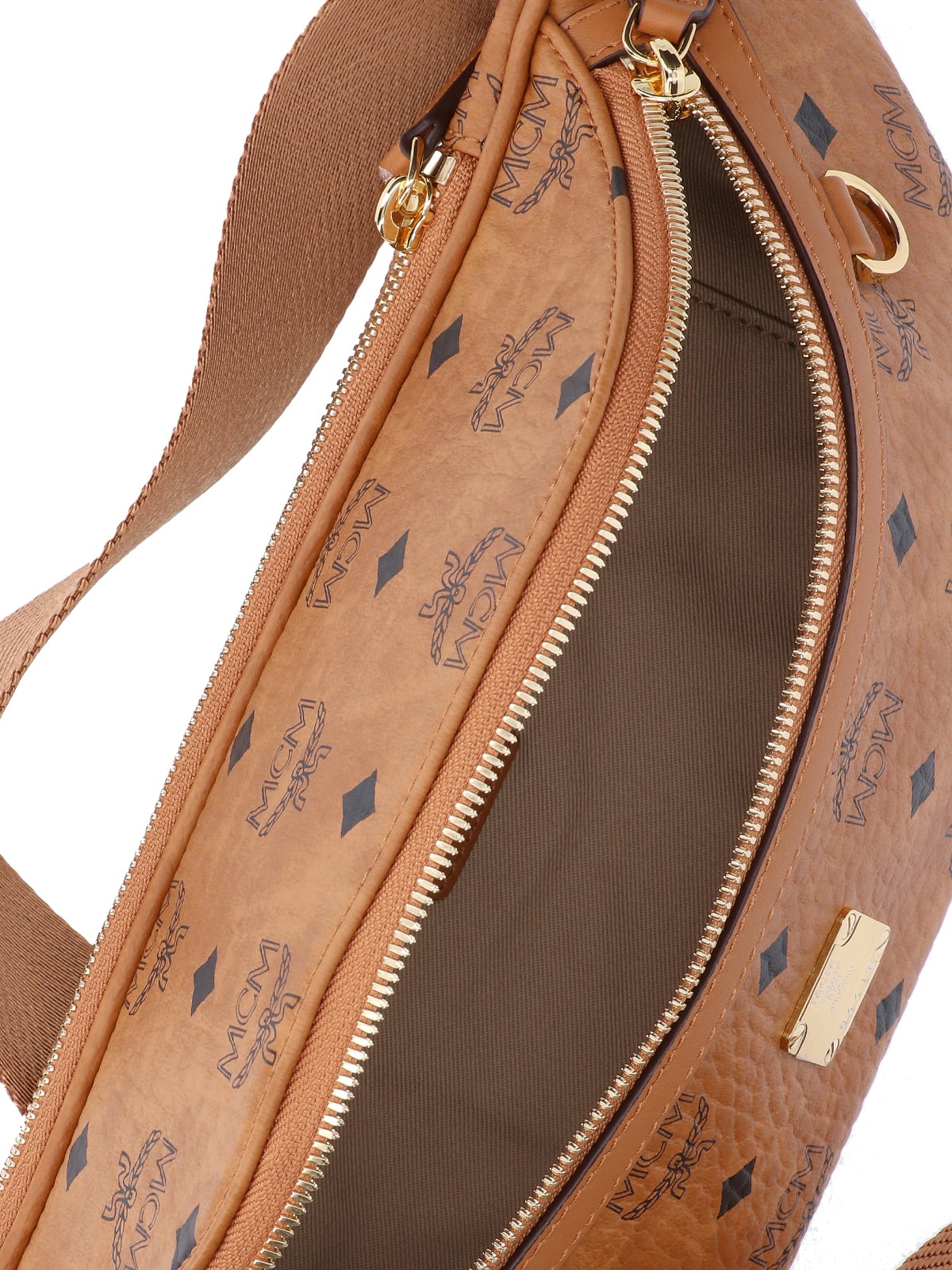Shop Mcm Fursten Belt Bag In Brown