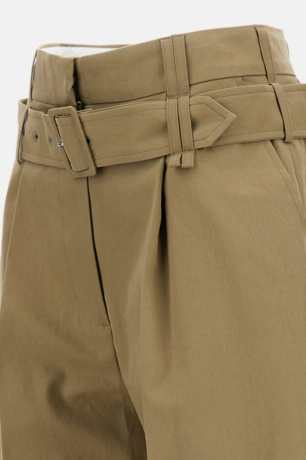 Simone Rocha Trousers With Loop-belts In Brown
