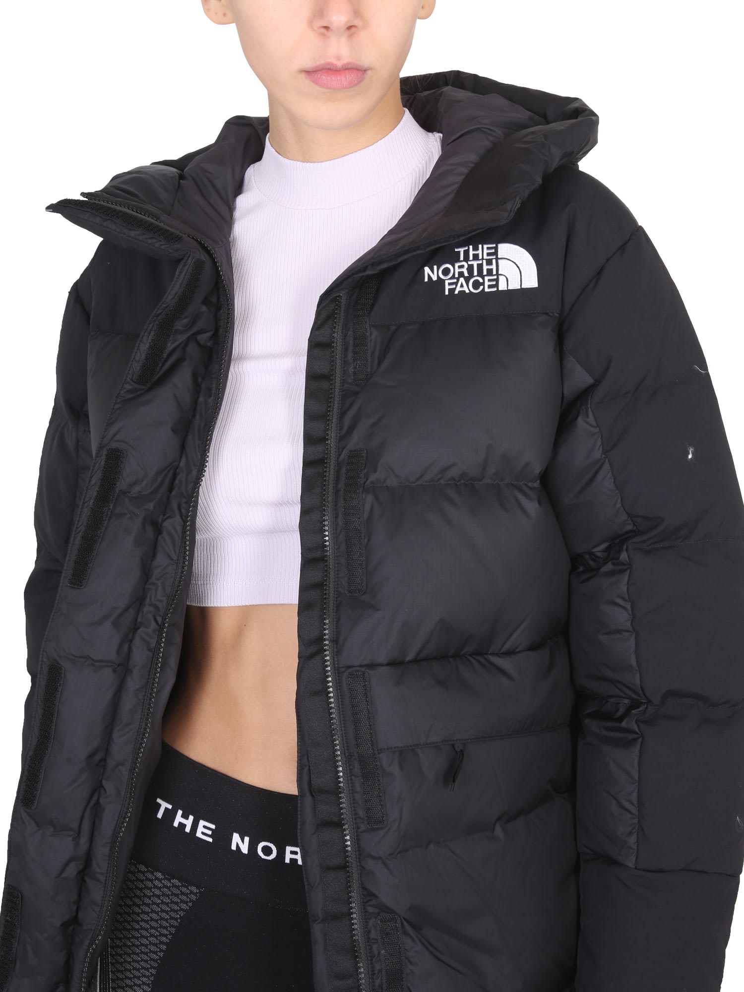 Himalayan Hooded Quilted Down Jacket In Black
