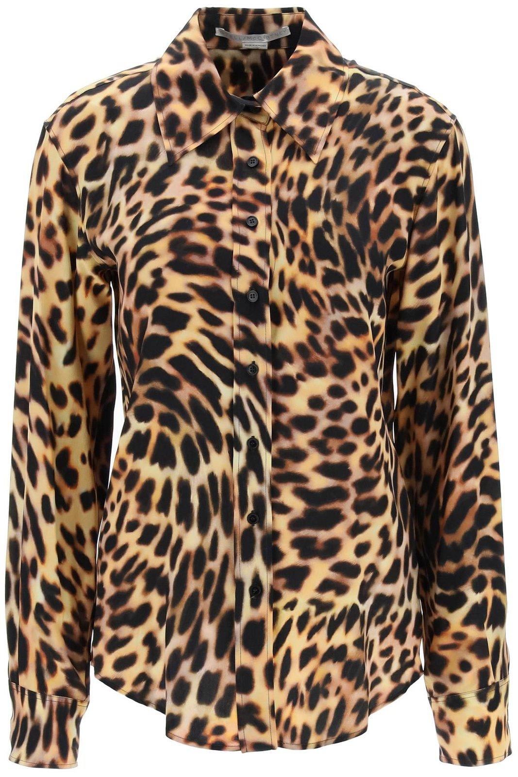 Stella McCartney Leopard Pattern Long-sleeved Shirt