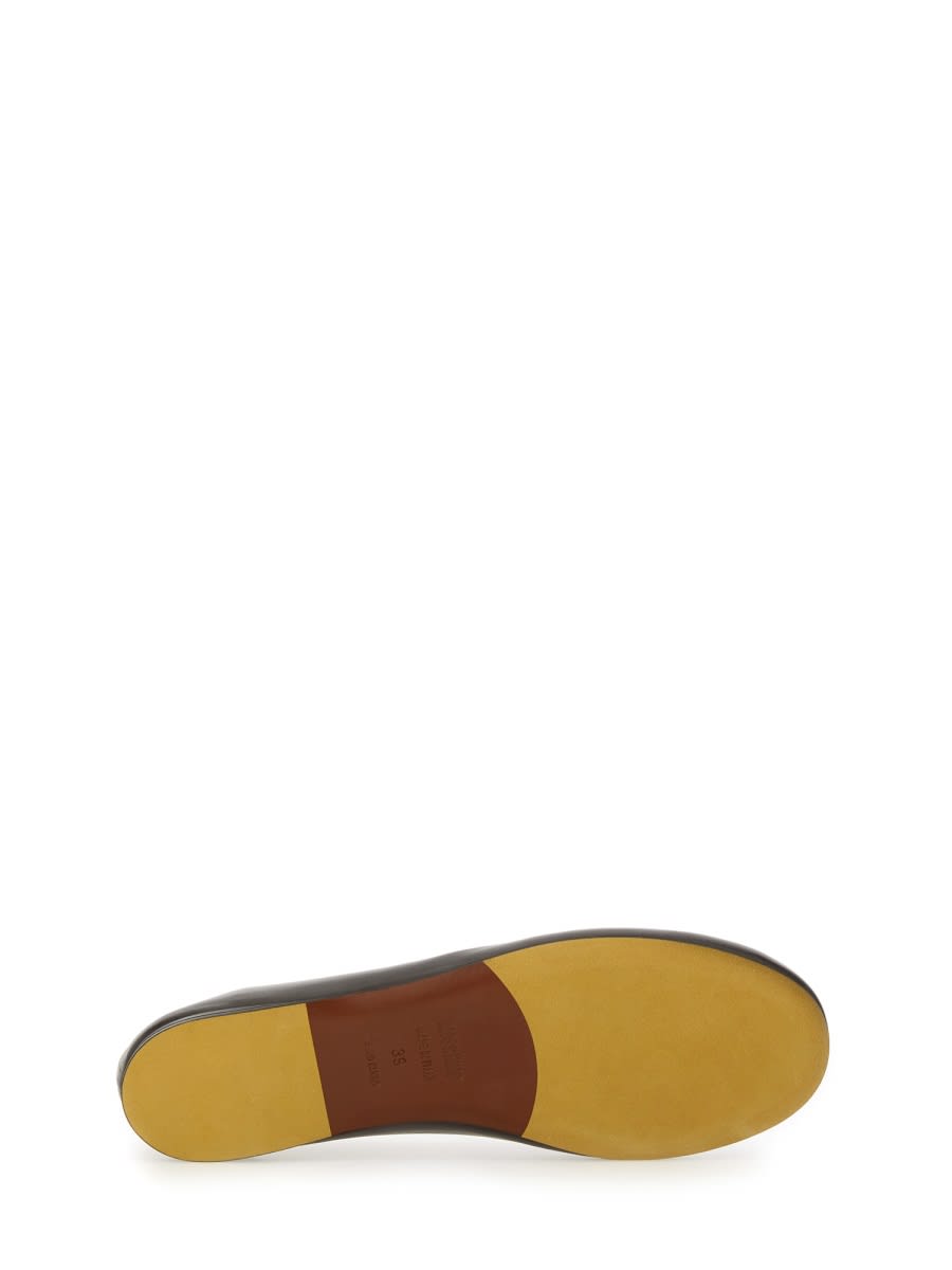 Moschino Dancer "duck" In Dark Brown